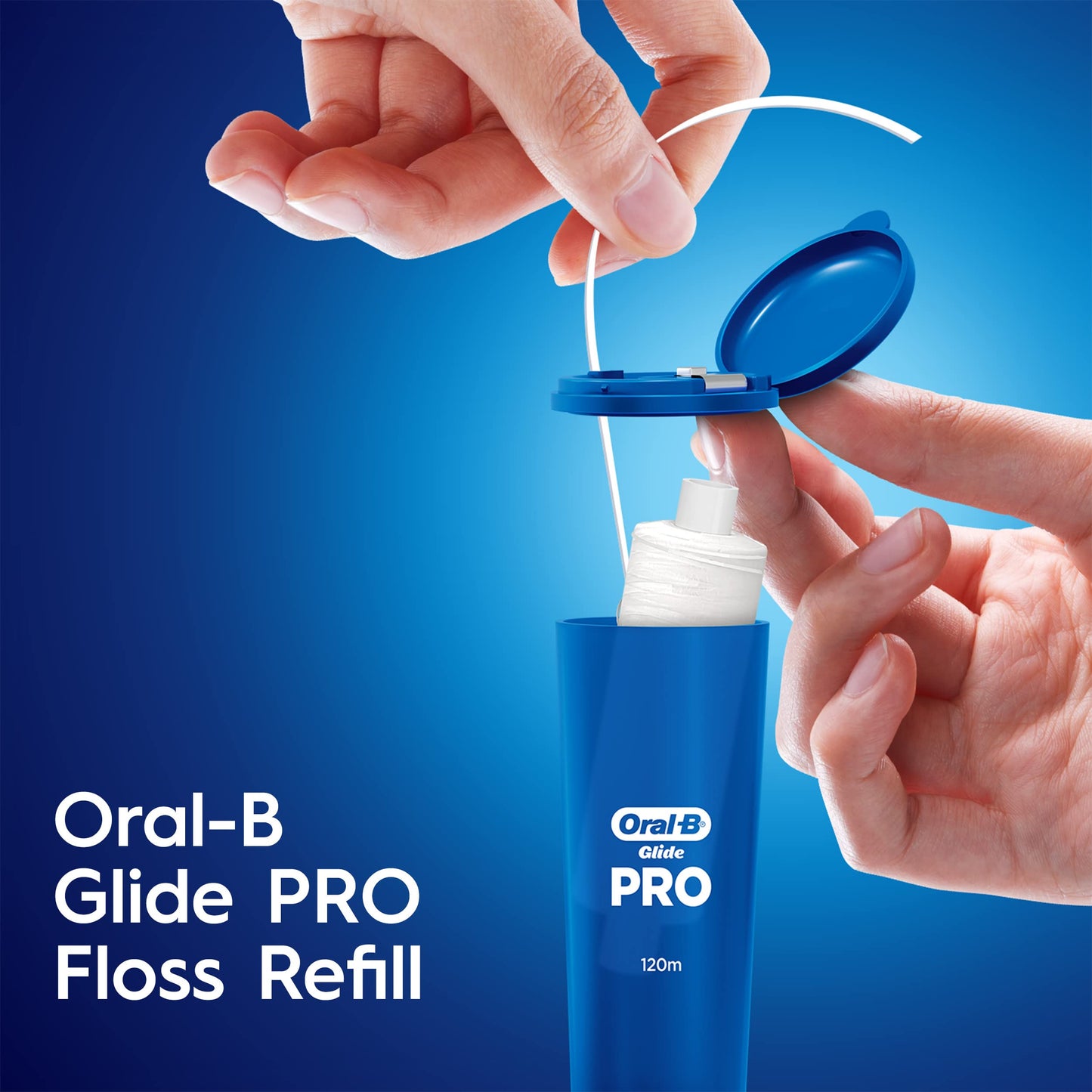 Oral-B Glide PRO Floss Refill 120m β Dentist-Recommended, Refillable