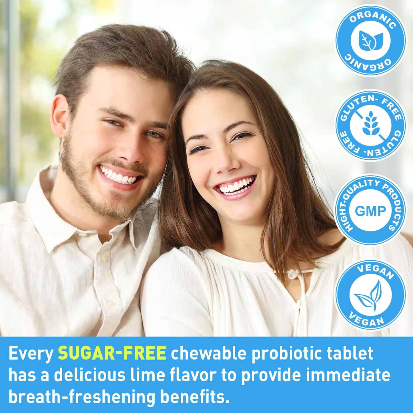 Oral Probiotics for Mouth Bad Breath 11B CFU โ 2 Pack