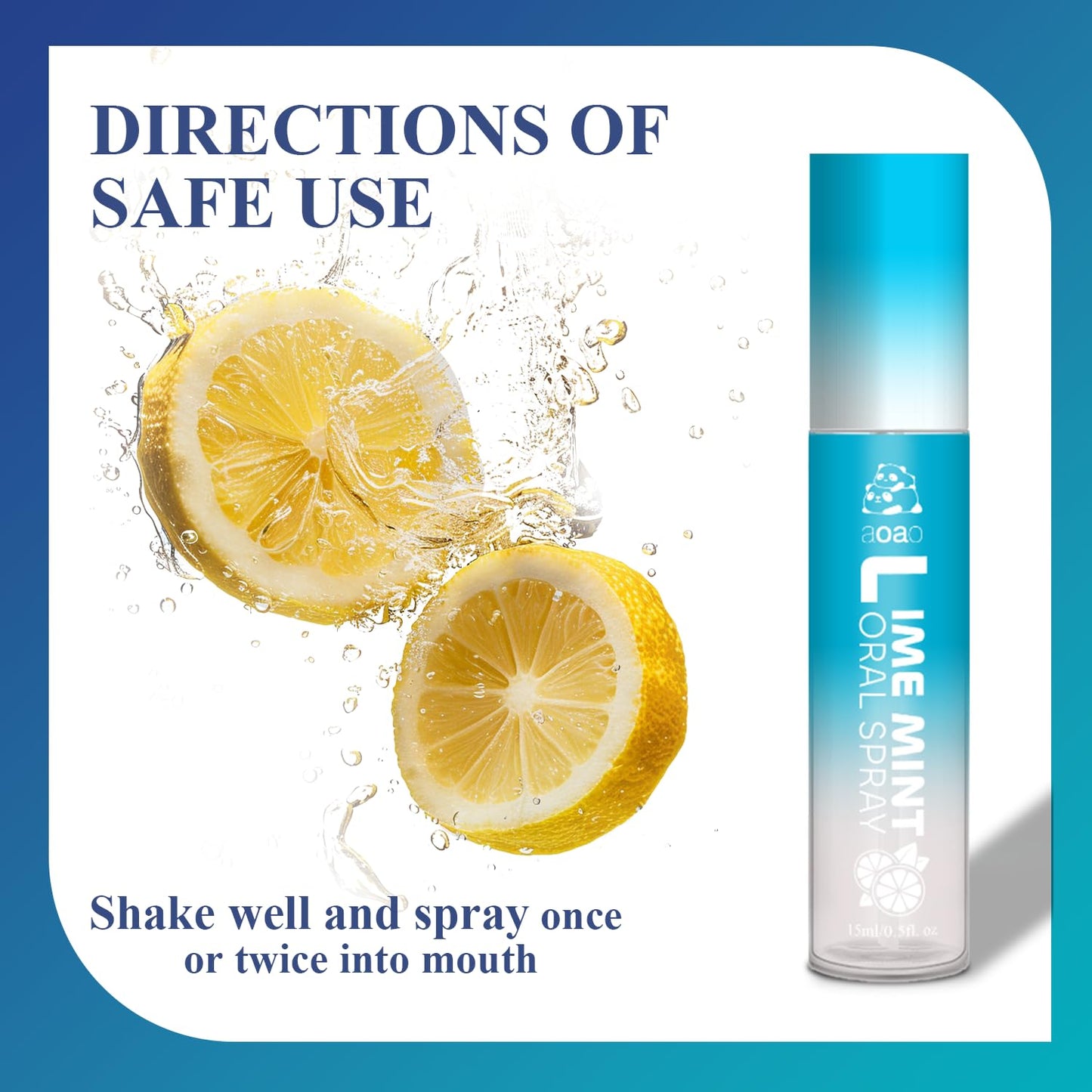 Oral Spray for Bad Breath & Dry Mouth โ Sugar-Free, 15ml (2-pack)