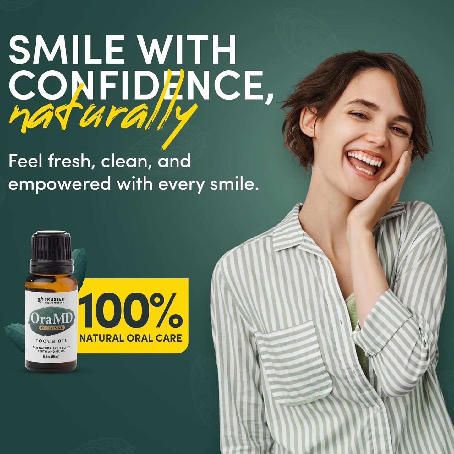 OraMD 4-in-1 Original Strength Tooth Oil โ Clinically Tested Gum Disease & Gingivitis Treatment (1-Pack)
