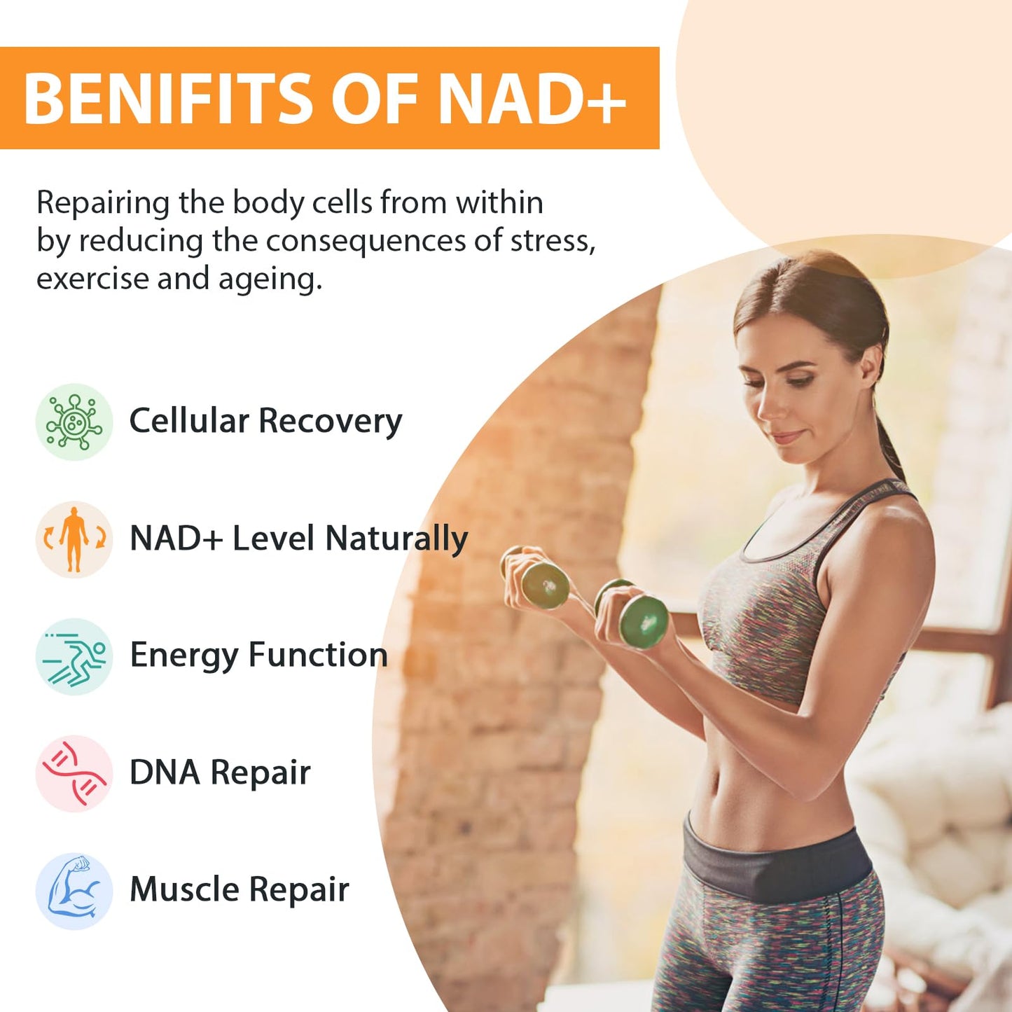 Orgabay Liposomal NAD+ Supplement 500 mg with 250 mg TMG β High Absorption, 180 Softgels