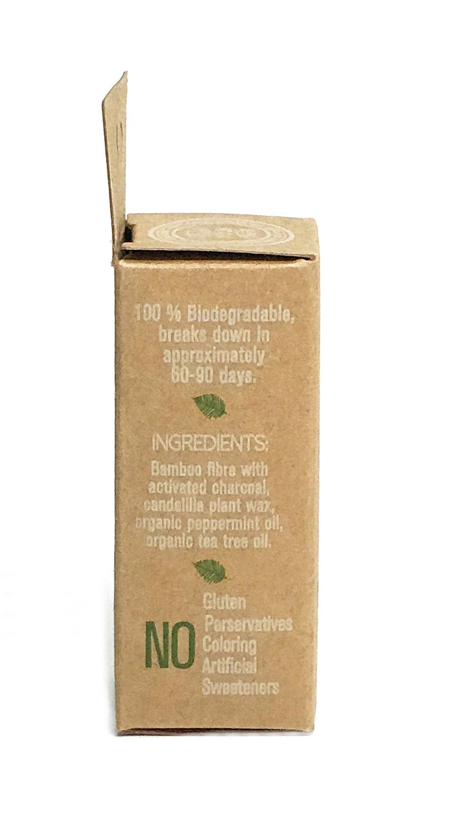 Organic Bamboo Charcoal Floss Refills 60m/66yds โ Tea Tree & Peppermint (2 Pack) | Lucky Teeth