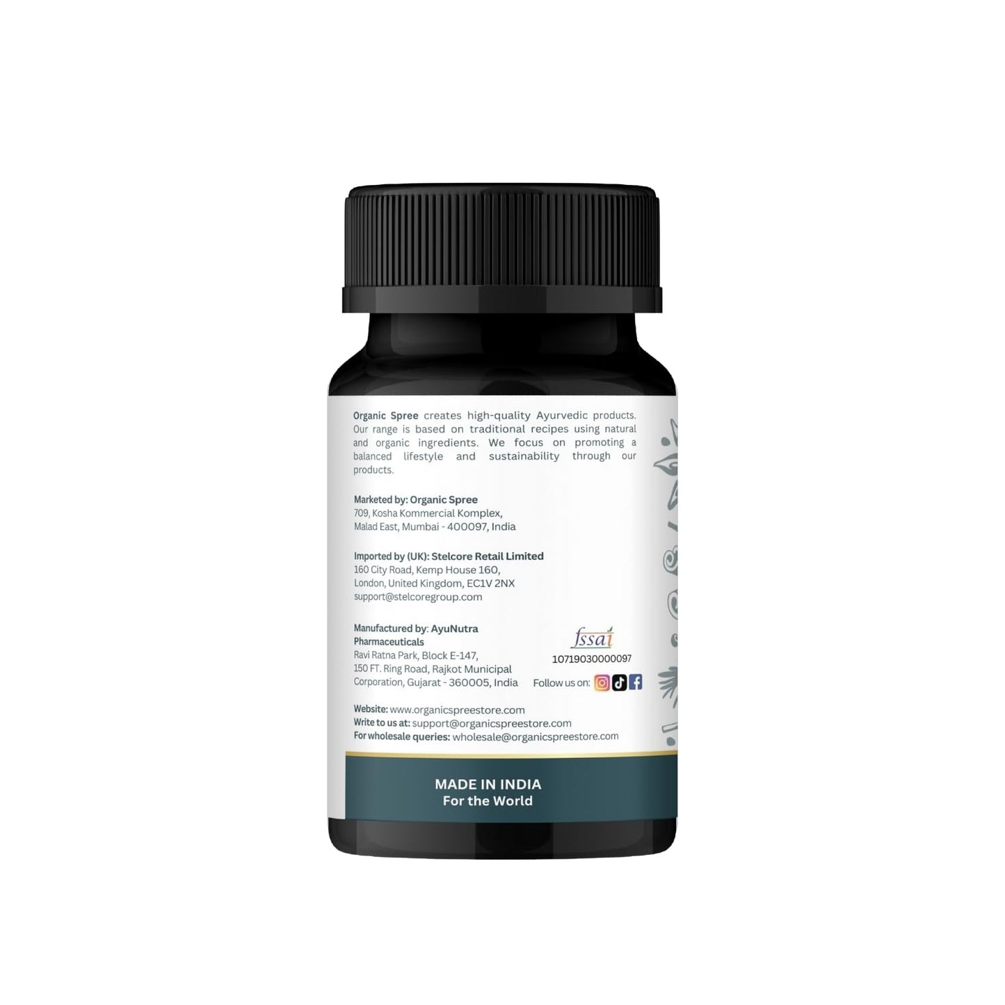 ORGANIC SPREE Punarnavadi Guggulu 120 Tablets – Supports Kidney Function* – Ayurvedic Formulation, Certified & Vegetarian