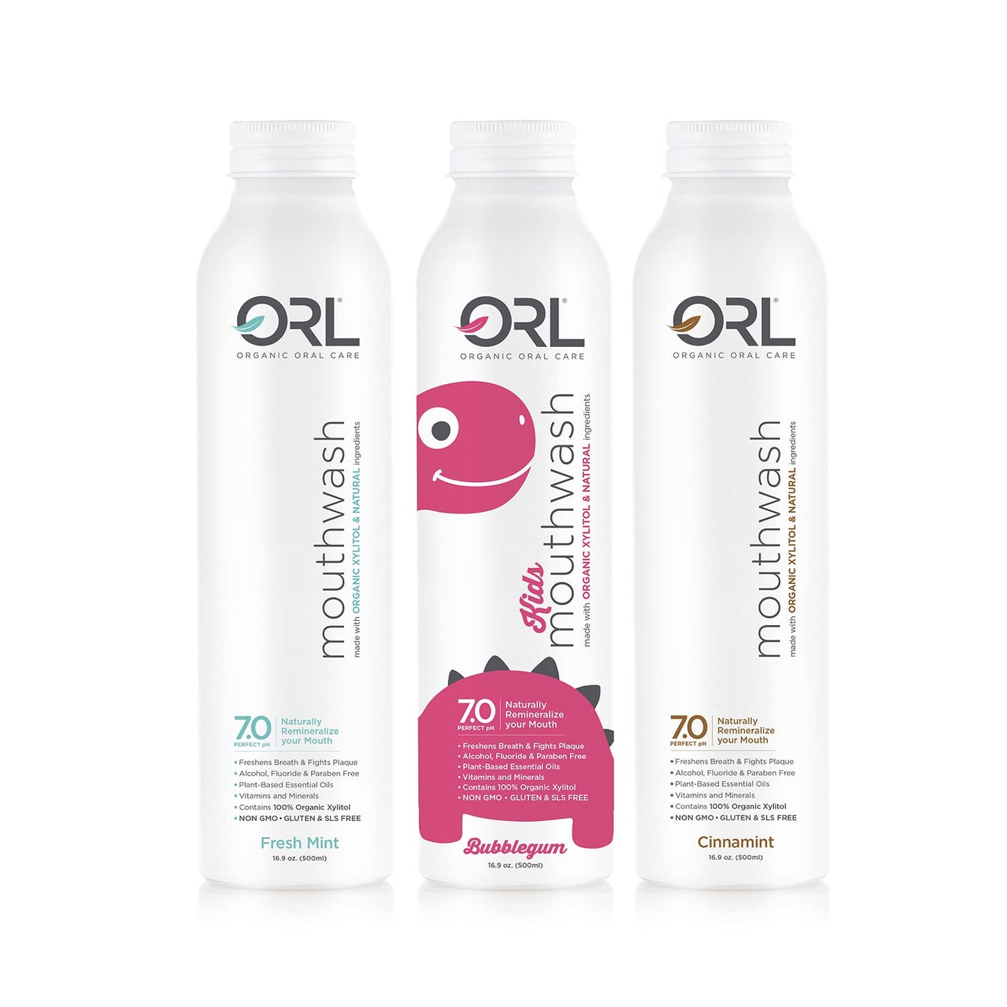 ORL Natural & Organic Mouthwash โ Clean, Whiten Teeth, Strengthen Enamel