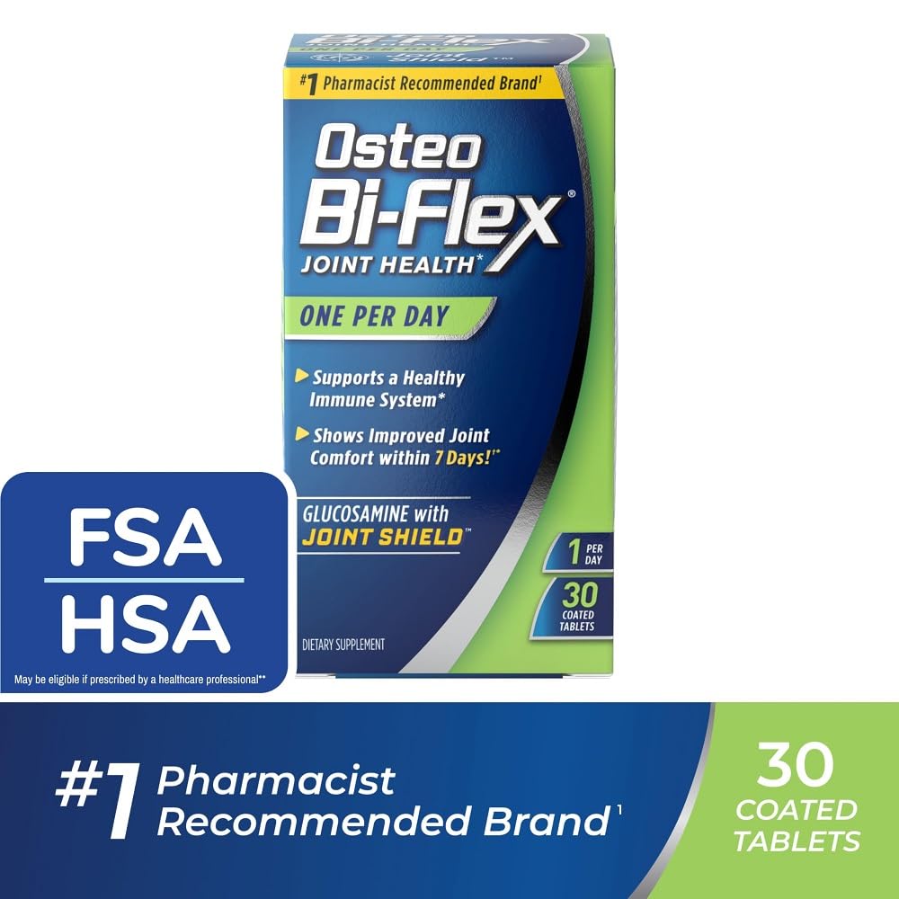 Osteo Bi-Flex One Per Day โ Glucosamine Joint Health Supplement with Vitamin D, 30 Coated Tablets