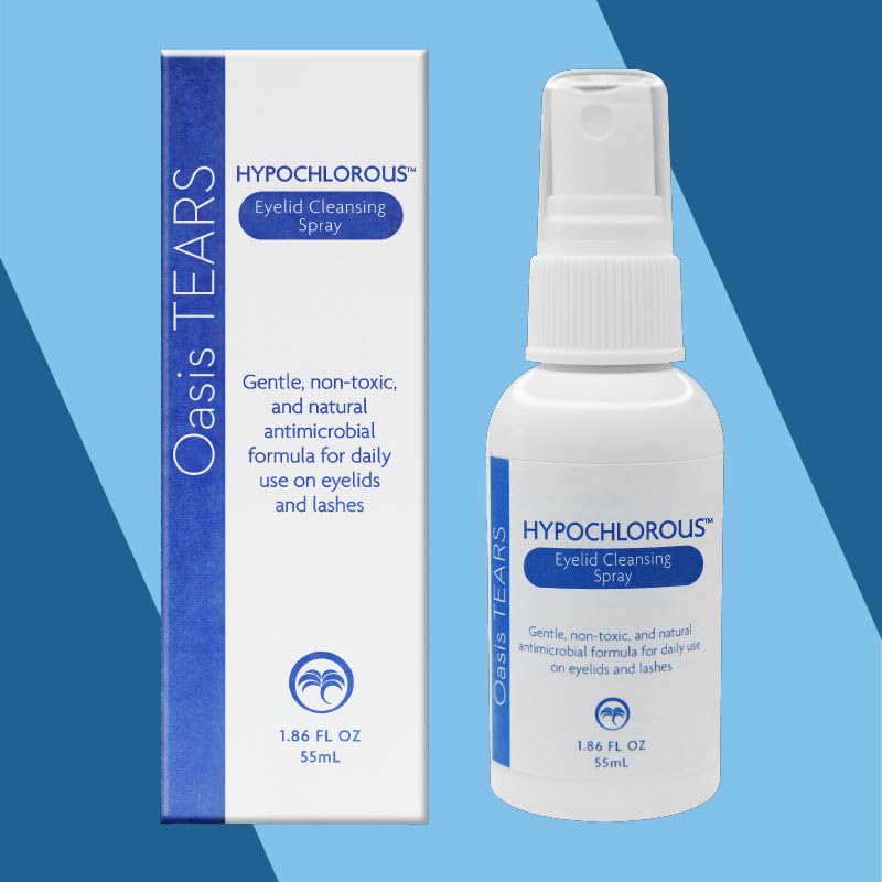 OT7400 Oasis TEARS HYPOCHLOROUS Eyelid & Lash Cleansing Spray โ 0.012% HOCl, 1.86 fl oz