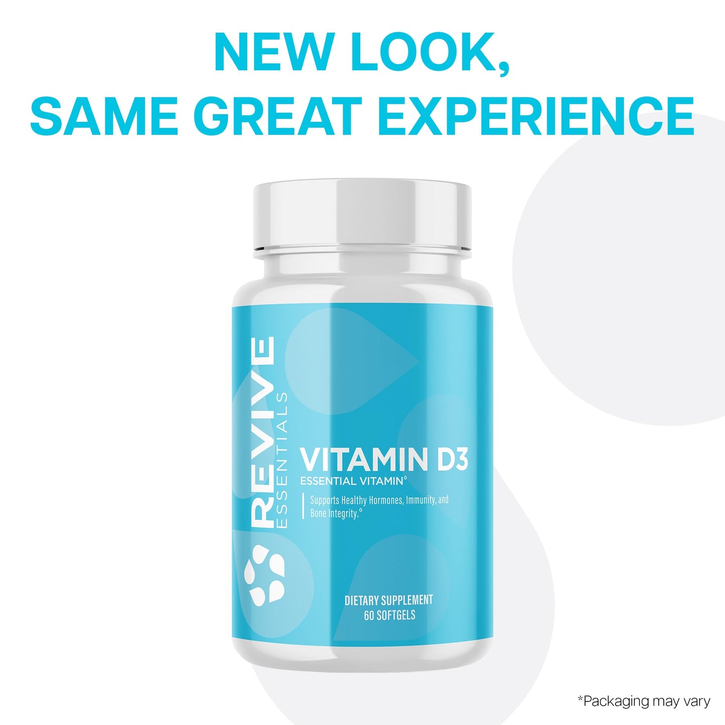 Revive MD Vitamin D3 5000 IU โ Immune & Bone Health (60 Softgels)