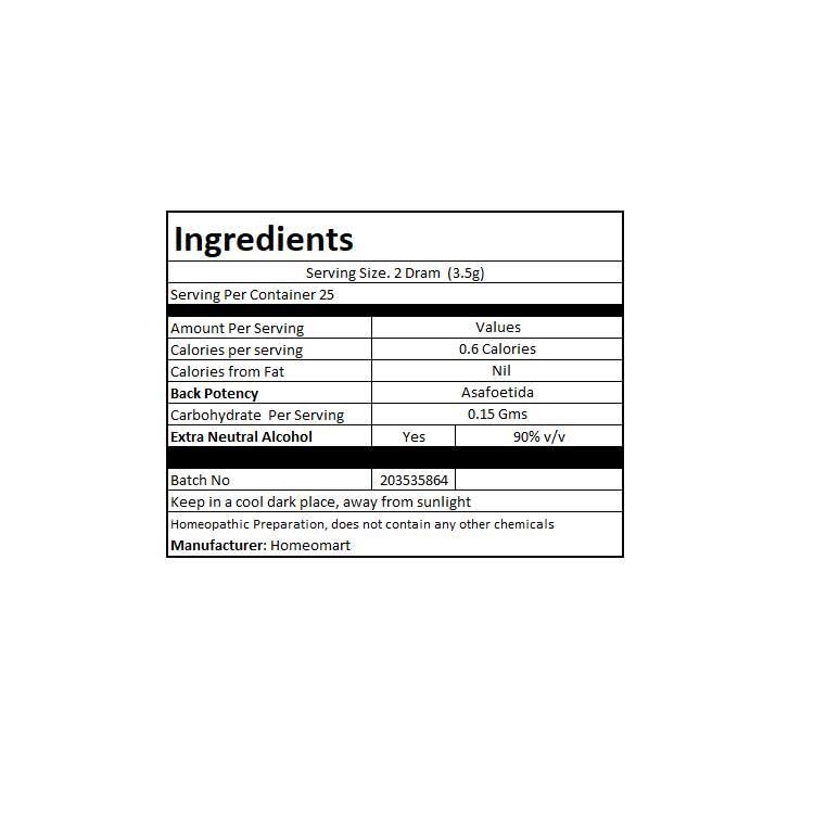Asafoetida Homeopathy Pellets 200C Potency โ Pack of 3 | HomeoMart
