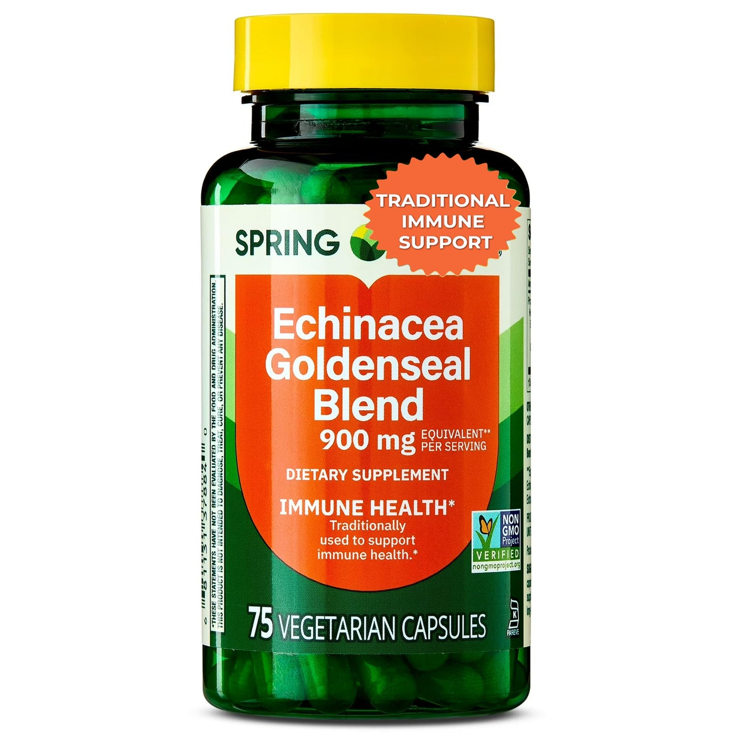Echinacea Goldenseal Blend โ 900 mg, 75 Vegetarian Capsules | Daily Wellness Supplement