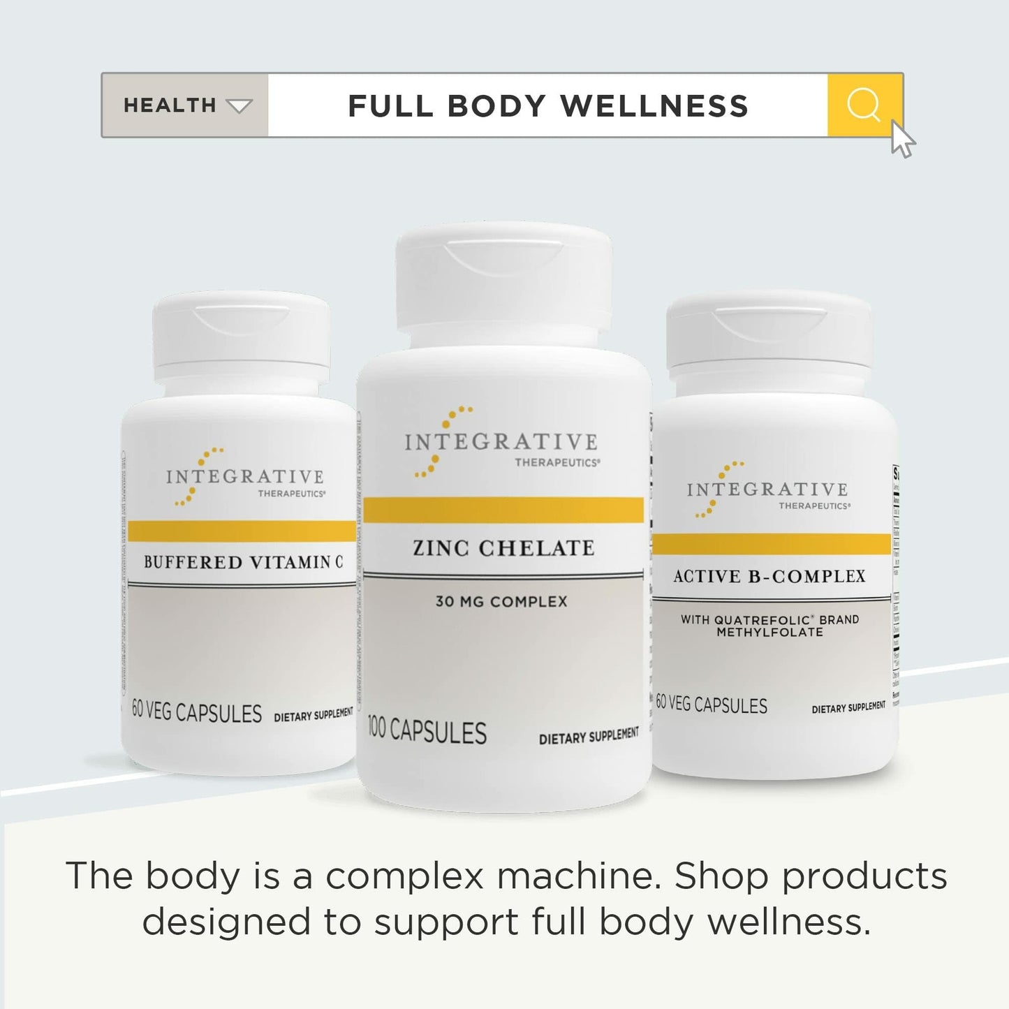 Integrative Therapeutics Zinc Chelate โ Immune Support & Antioxidant, Dairy-Free & Gluten-Free, 100 Capsules (100 Servings)