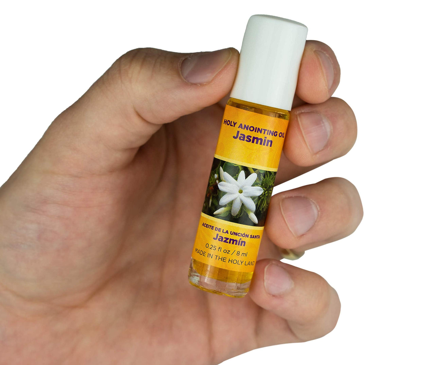Jasmin Holy Land Anointing Oil โ Jerusalem 1/4 oz Roller | Gift for Clergy