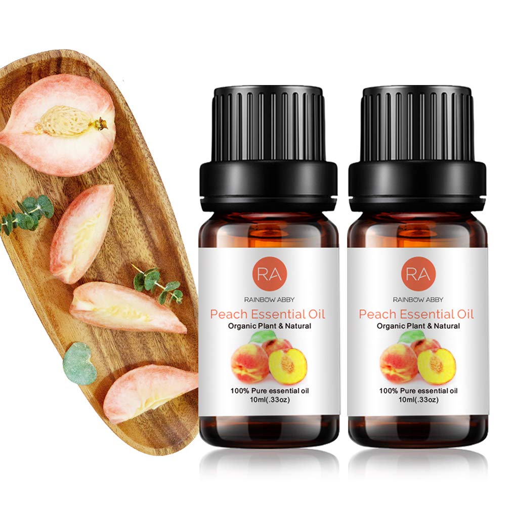 2-Pack Peach Essential Oil โ 100% Pure Organic, 10ml | Diffuser & Skincare