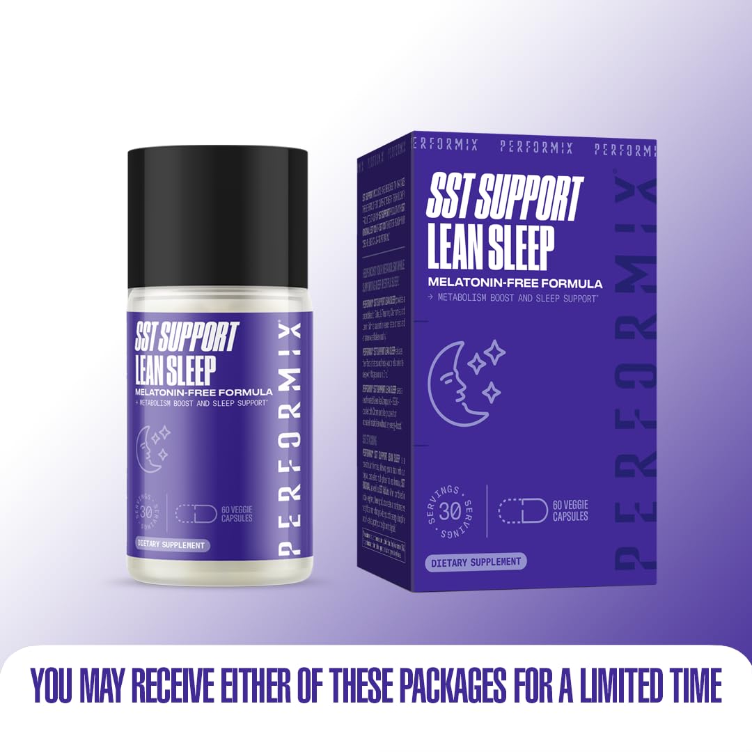 PERFORMIX SST Support Lean Sleep โ Herbal Sleep Aid (60 Veggie Capsules)