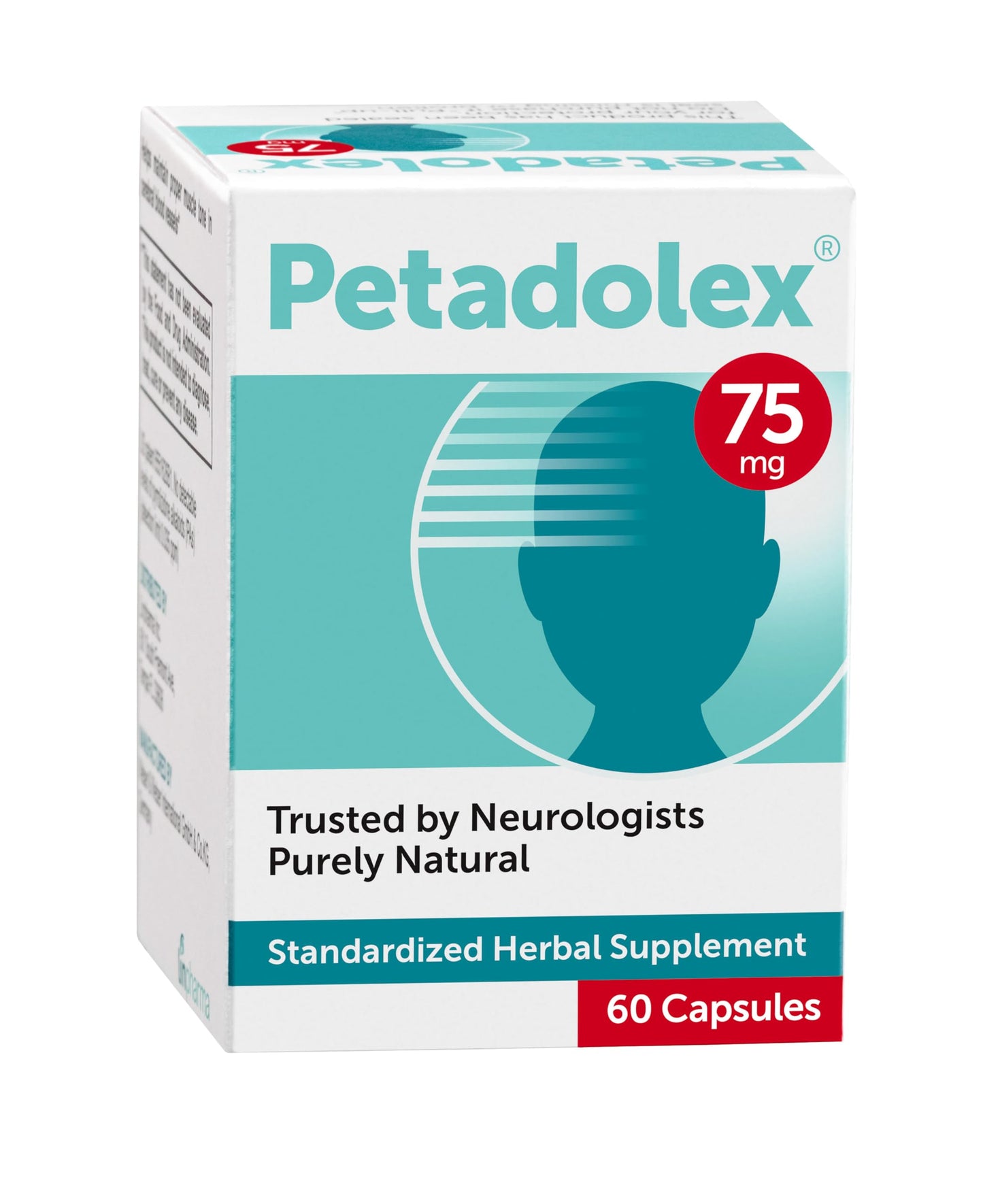 Petadolex Migraine Relief Capsules β PA-Free Butterbur 75 mg for Migraine Prevention