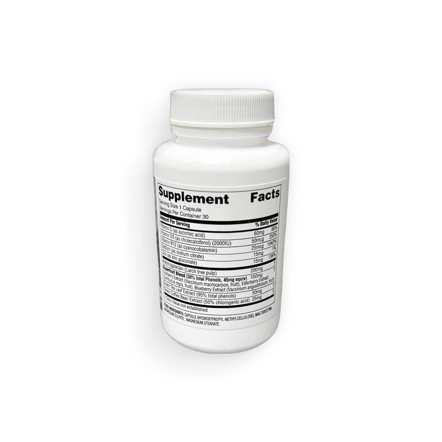 PharmaPrint ImmunEx Defense 30ct โ Immune Support (75:1 Elderberry, 190:1 Blueberry, 325:1 Cranberry)