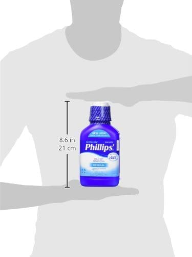 Phillips' Milk of Magnesia Liquid Laxative – 26 oz Pack of 2 | Cramp-Free, Gentle Overnight Relief