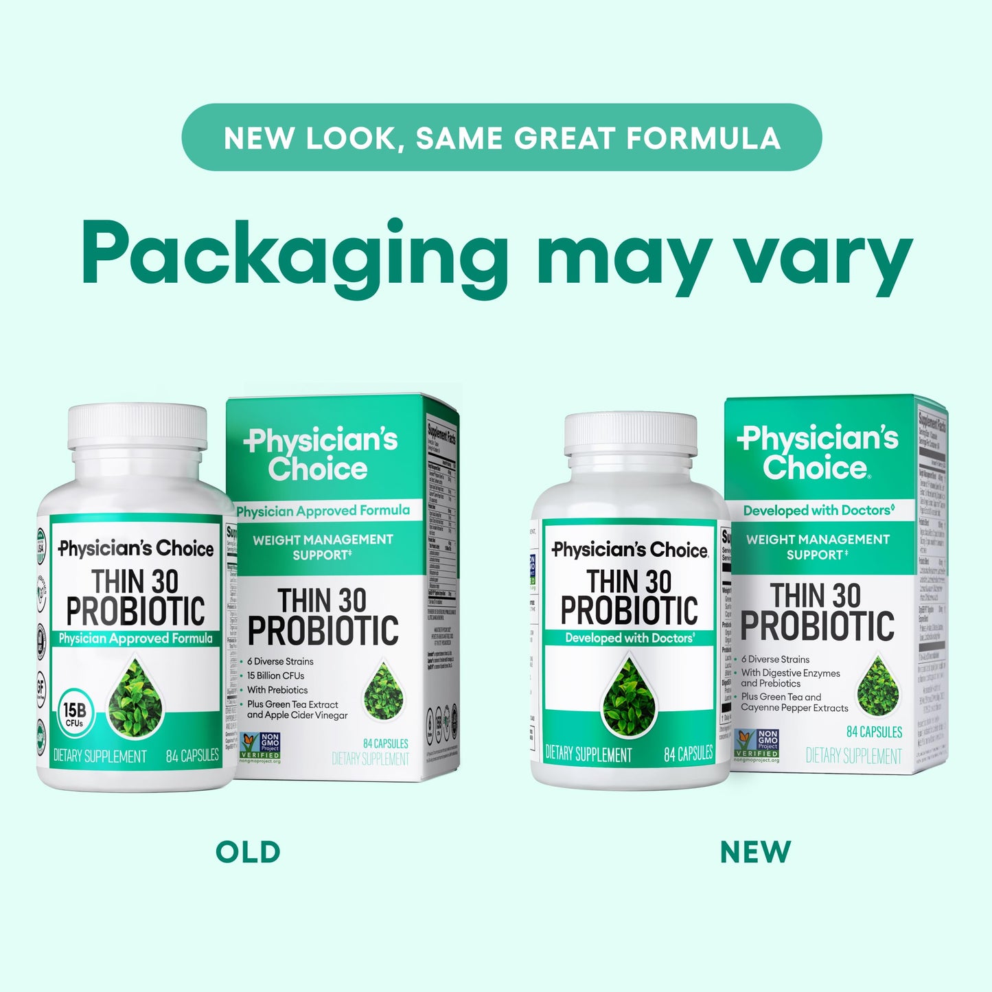 Physician's CHOICE Probiotics โ Weight Management & Bloating, 6 Strains, 84 CT