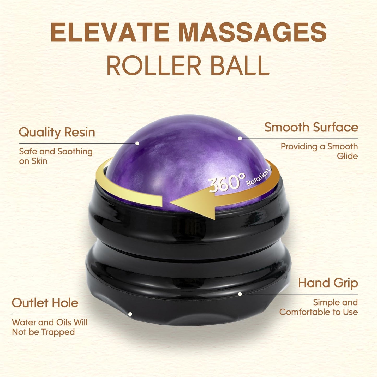 Pjordo 3 Pack Massage Oils & Roller Ball โ Vanilla, Lavender & Arnica | Spa Gift Set