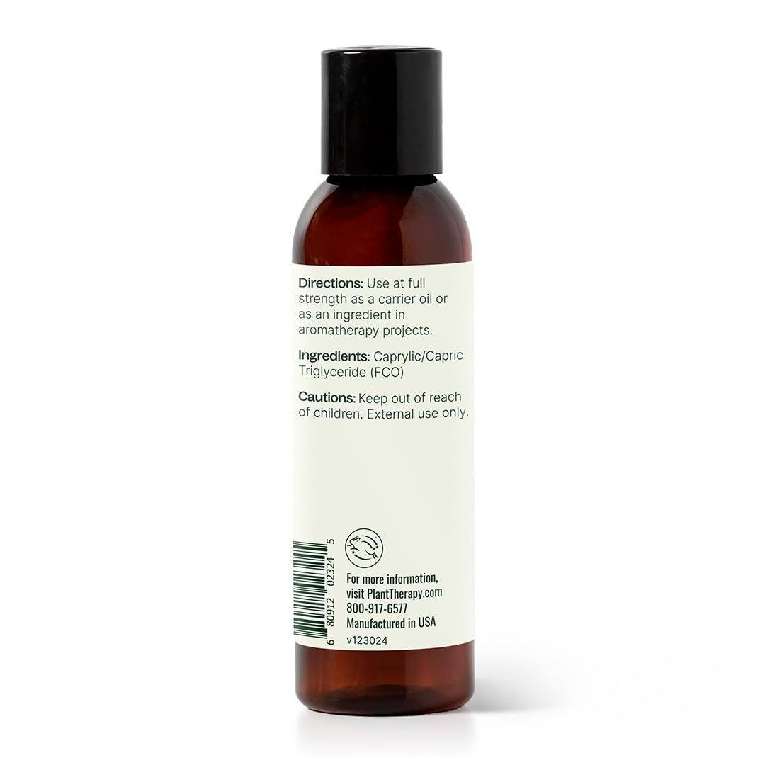 Plant Therapy Fractionated Coconut Oil 4 oz โ 100% Pure Carrier Oil