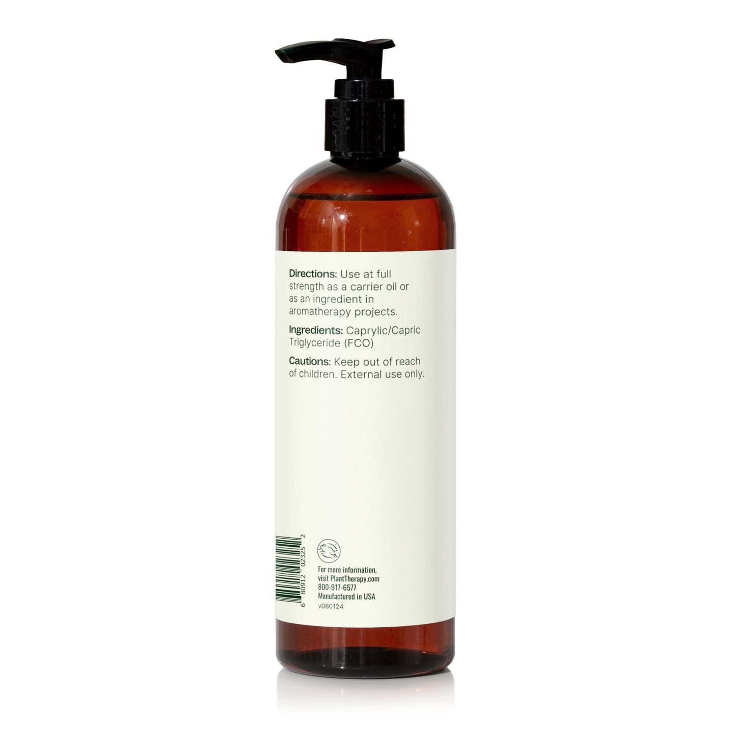 Plant Therapy Fractionated Coconut Oil 16 oz โ Pure Carrier Oil for Skin, Hair, and Aromatherapy