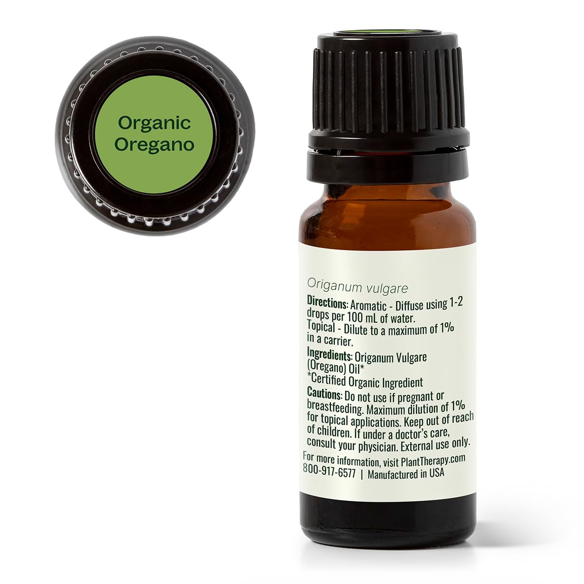 Plant Therapy Organic Oregano Essential Oil 100% Pure โ USDA Organic, Therapeutic Grade 10 mL