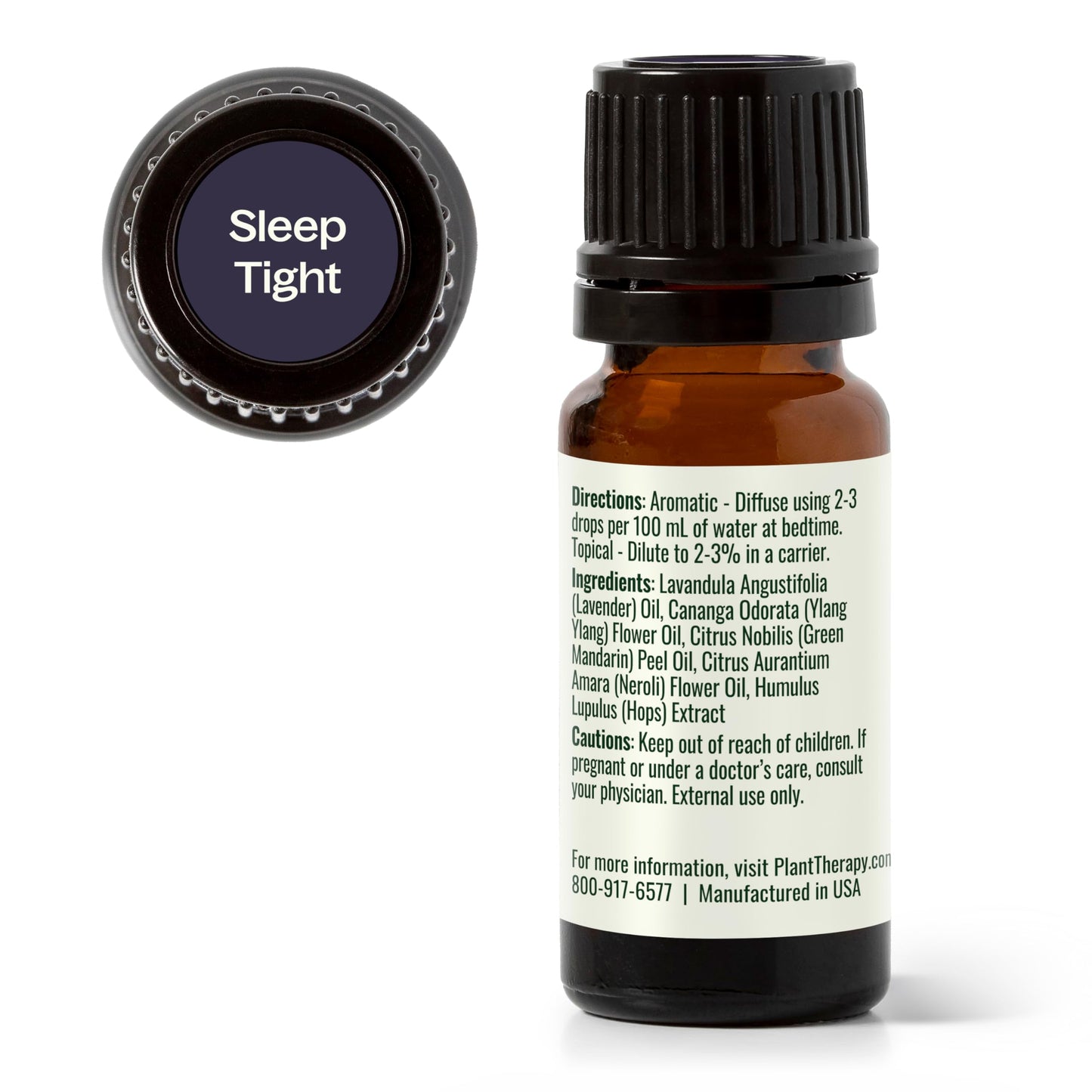 Plant Therapy Sleep Tight Essential Oil Blend 10 mL (1/3 oz) โ 100% Pure, Undiluted, Therapeutic Grade