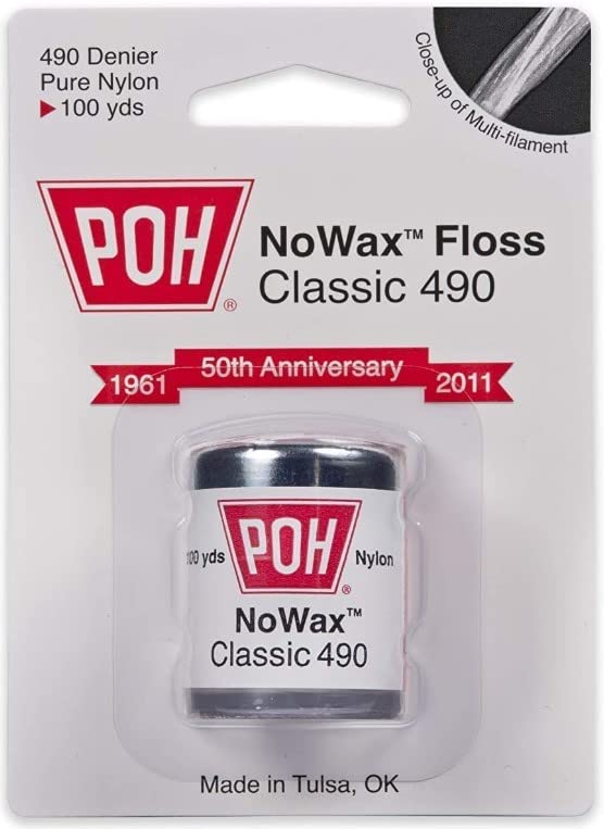 POH Dental Floss Unwaxed โ 100 Yard 4 Pack | Nylon Multi-Filament