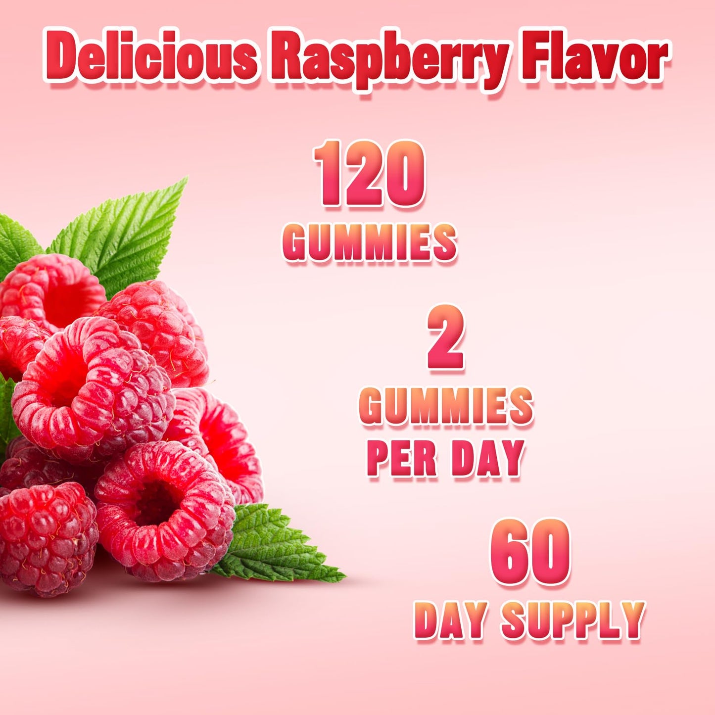 2 Pack Potassium Citrate Gummies โ Raspberry, 120 Count | Supports Leg Cramps & Electrolyte Balance