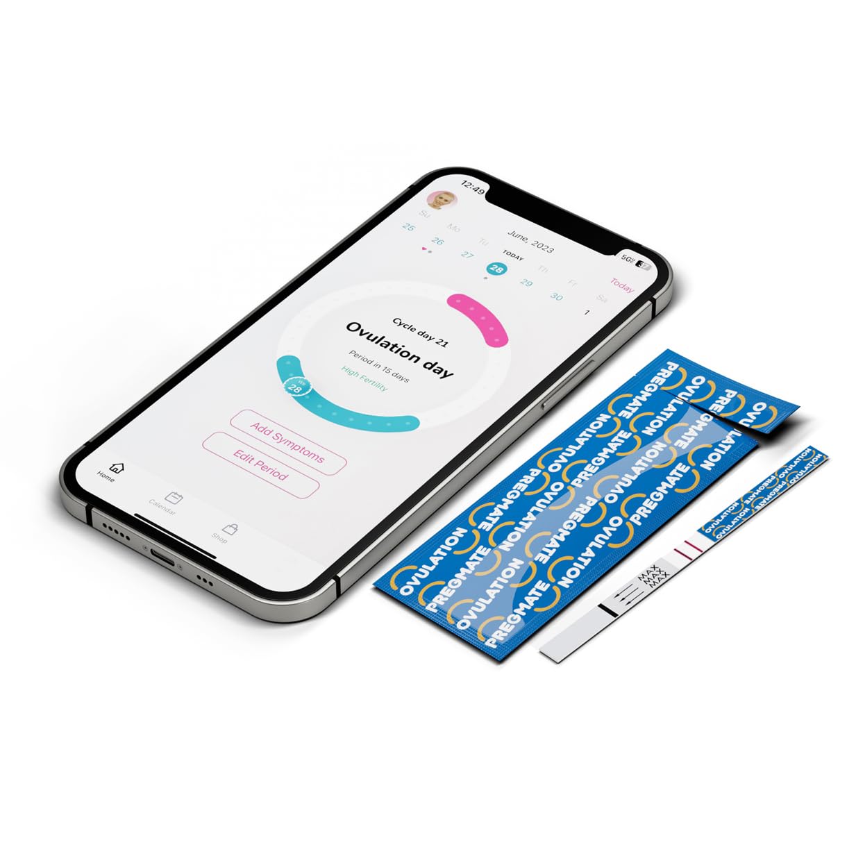 Pregmate Ovulation Test Strips (25 Count) โ Accurate LH Surge Detection