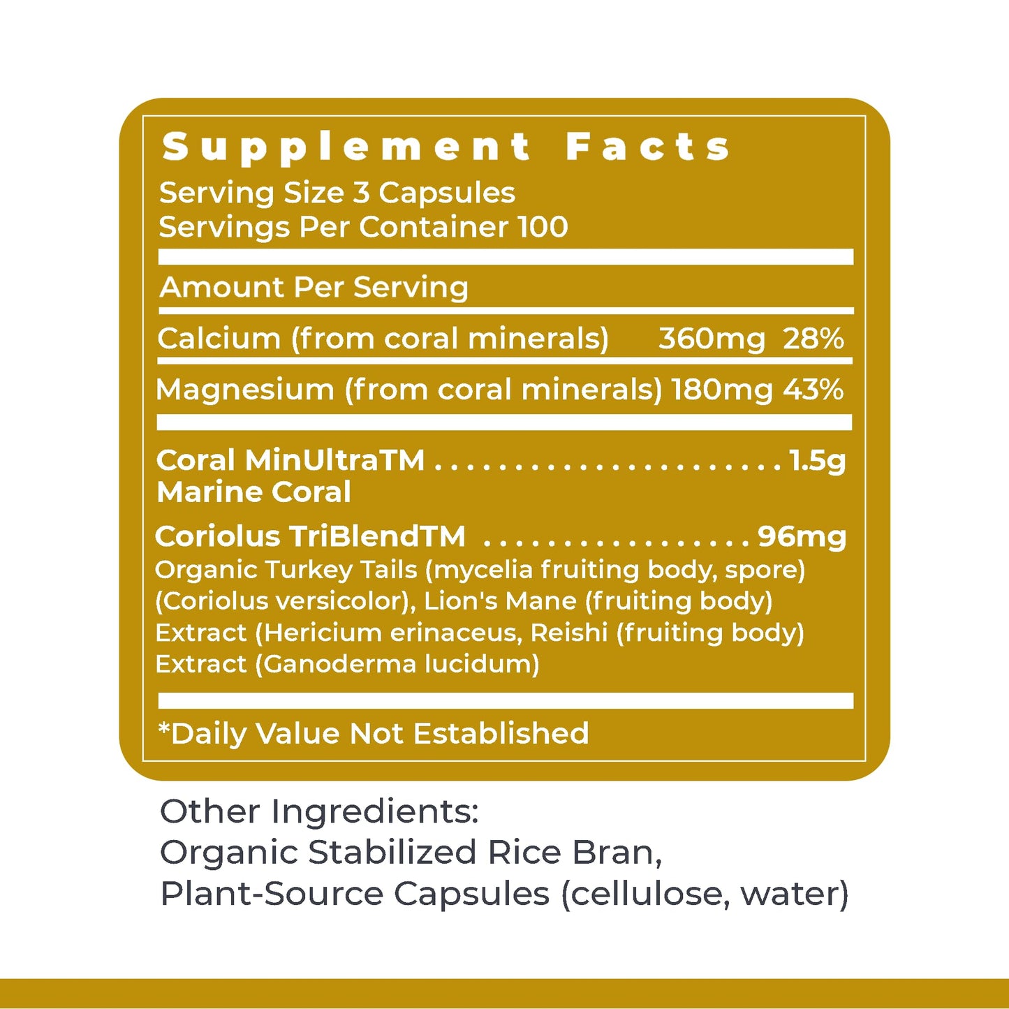 Premier Research Labs Calcium Magnesium Plus โ Calcium Magnesium Supplement with Mushroom Complex | 300 Vegetarian Capsules