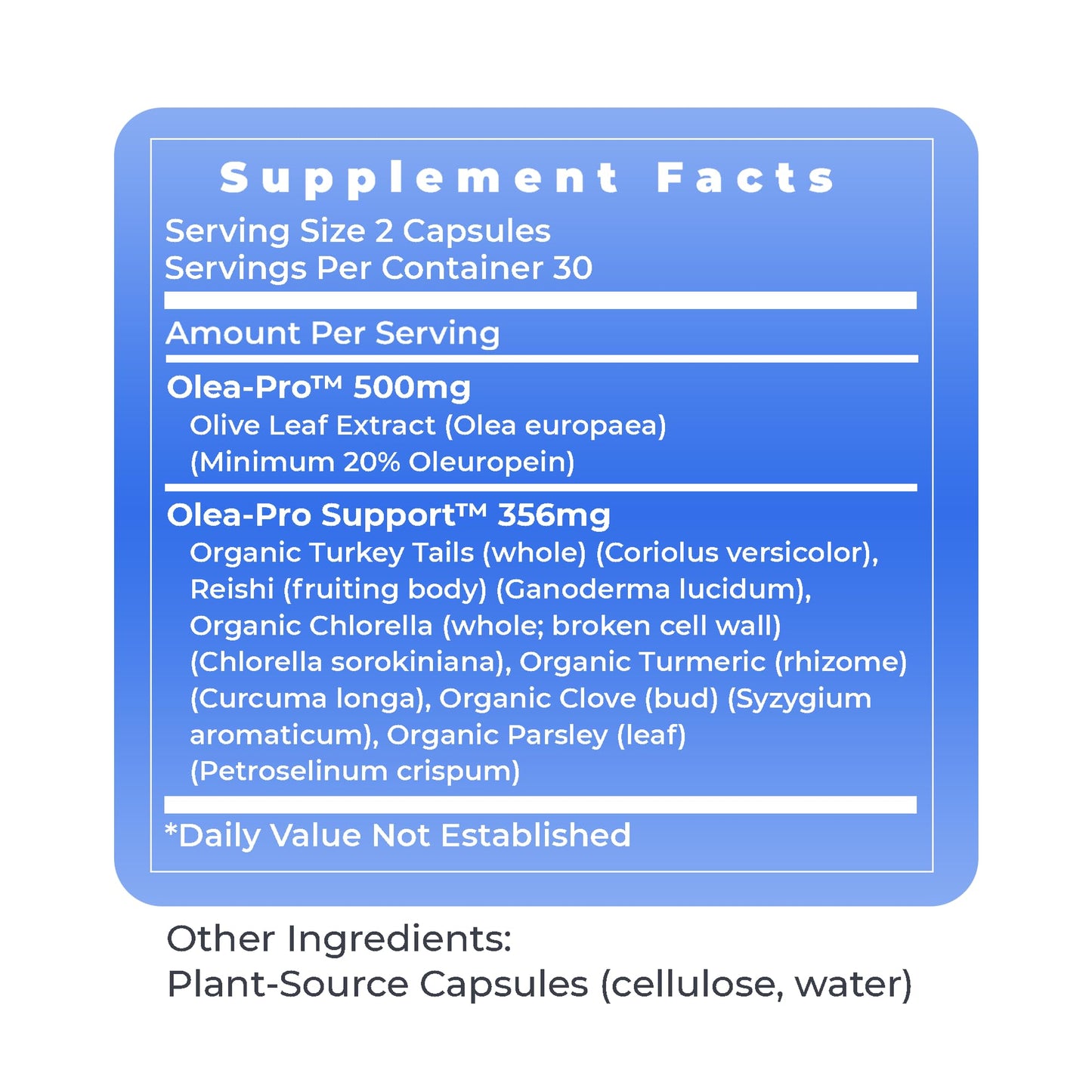 Premier Olive Leaf Immune โ Olive Leaf Extract Capsules | Immune & Heart Health Support (60 Vegetarian Capsules)