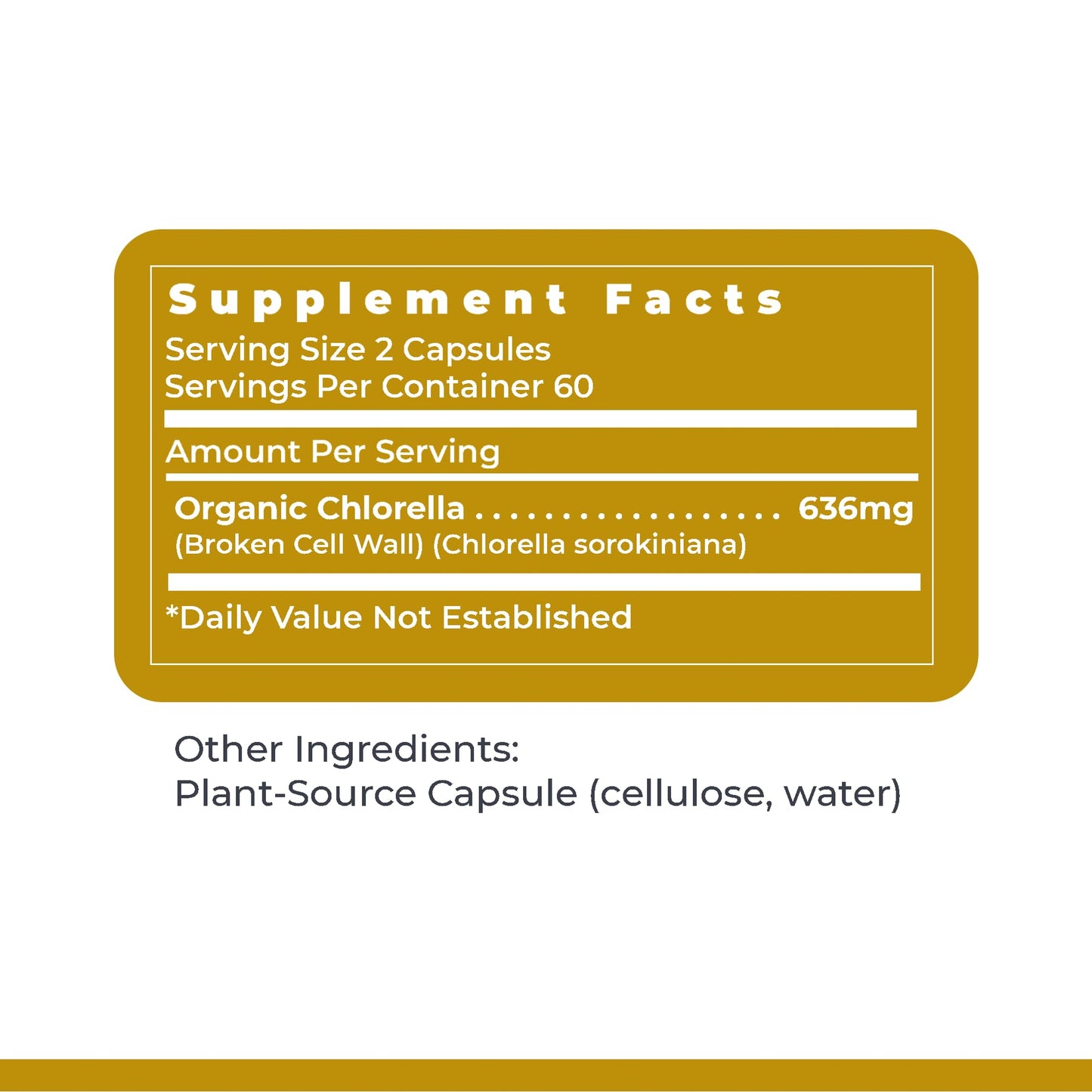 Premier Research Labs Medi Chlorella-FX โ Chlorella & Chlorophyll Capsules (120 Vegetarian Capsules)