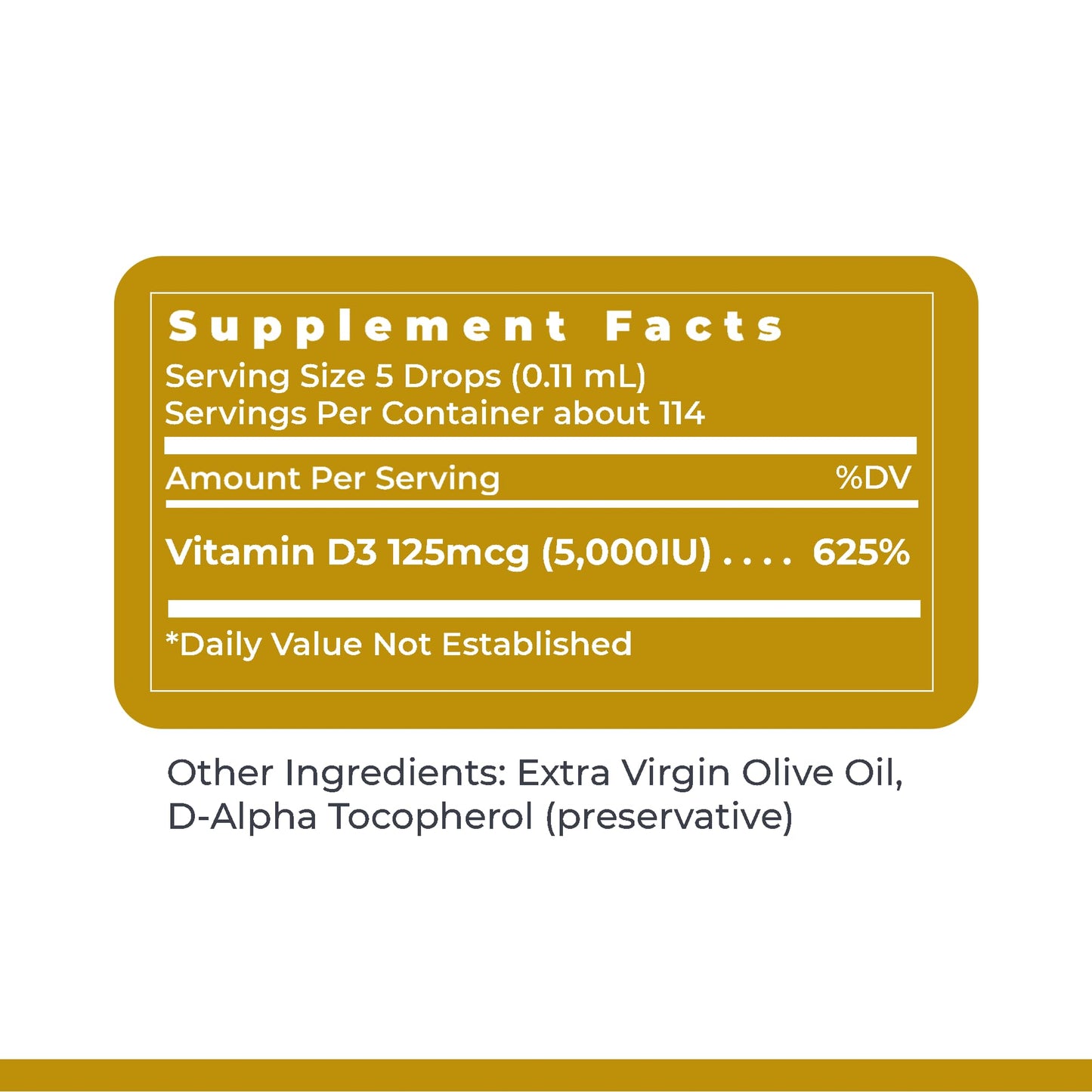 Premier Research Labs Vitamin D3 Serum โ 5,000 IU Liquid Drops (0.43 fl oz)