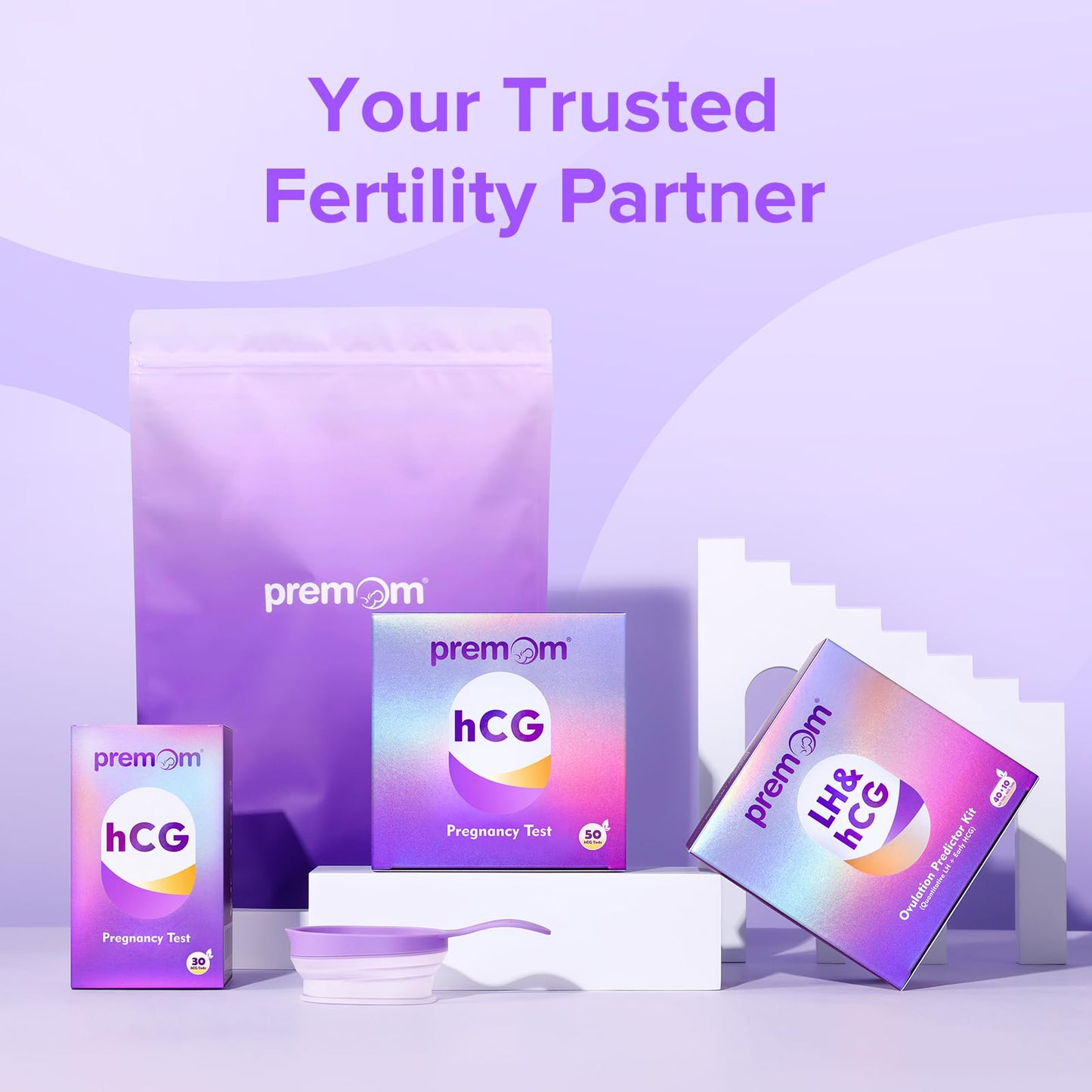 Premom Pregnancy Test Strips โ 30 Pack Early Detection Kit with Premom App (iOS & Android)