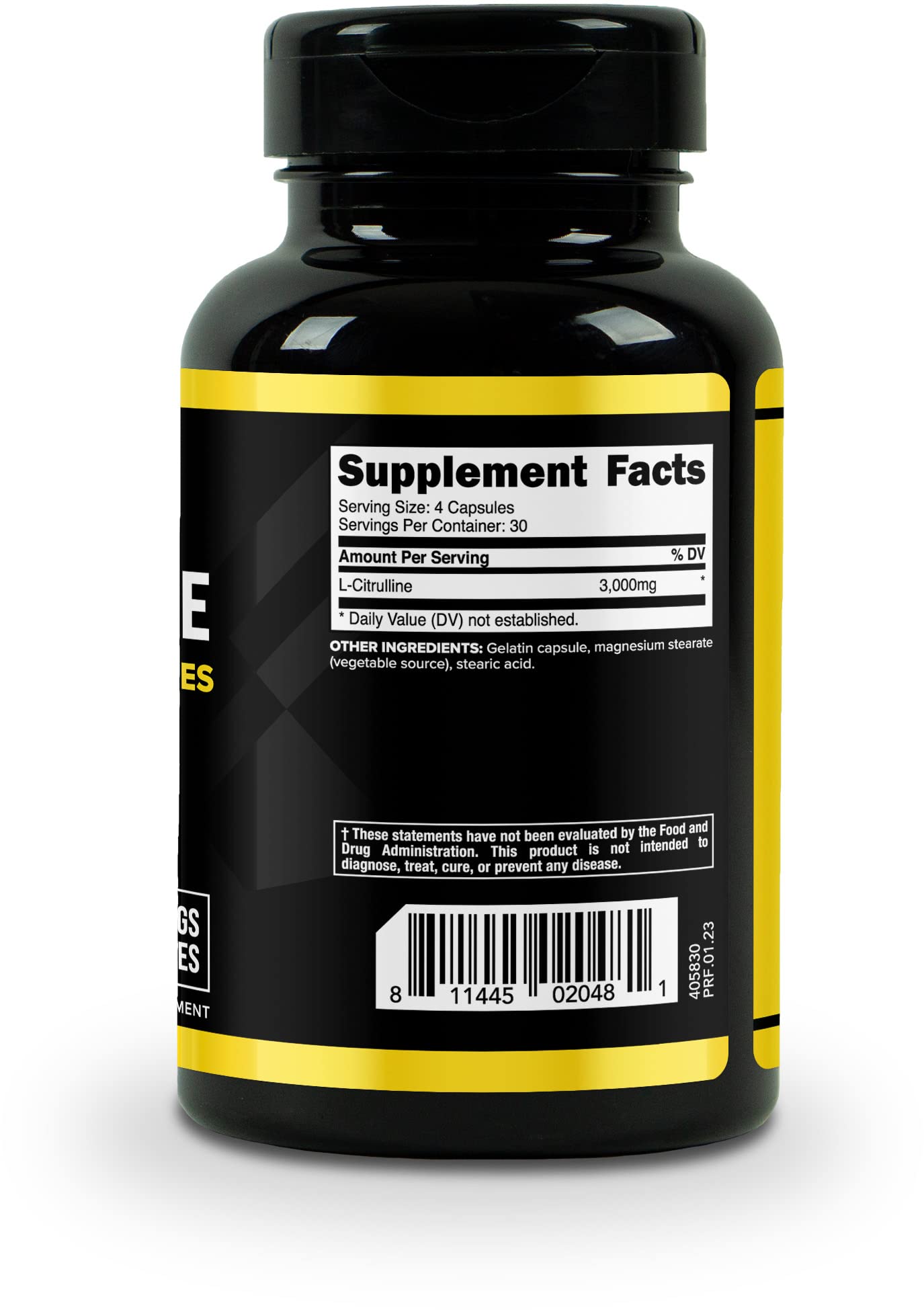 Primaforce L-Citrulline 3000mg โ 120 Capsules, 30 Servings
