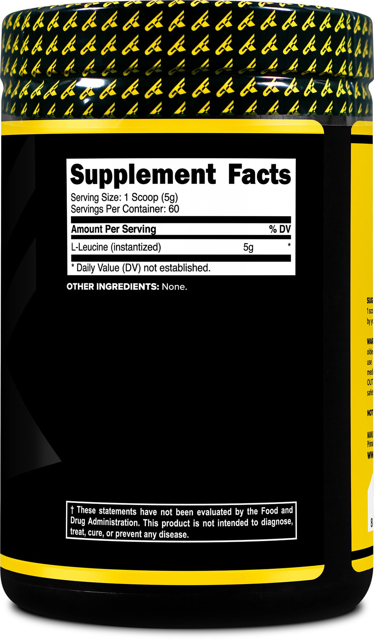 Primaforce L-Leucine Powder โ 300g, 60 Servings | 5 g per Serving