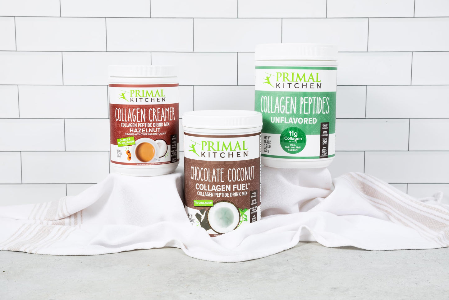 Primal Kitchen Hazelnut Collagen Creamer Powder โ 11g Collagen, 10.34 oz