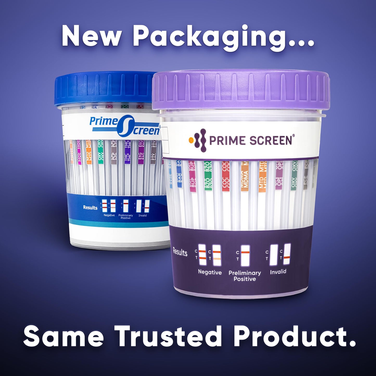 Prime Screen 12-Panel Drug Test Cup Kit (50 Pack) โ AMP,BAR,BUP,BZO,COC,MDMA,MTD,OPI,OXY,PCP,TCA,THC โ CDOA-3124