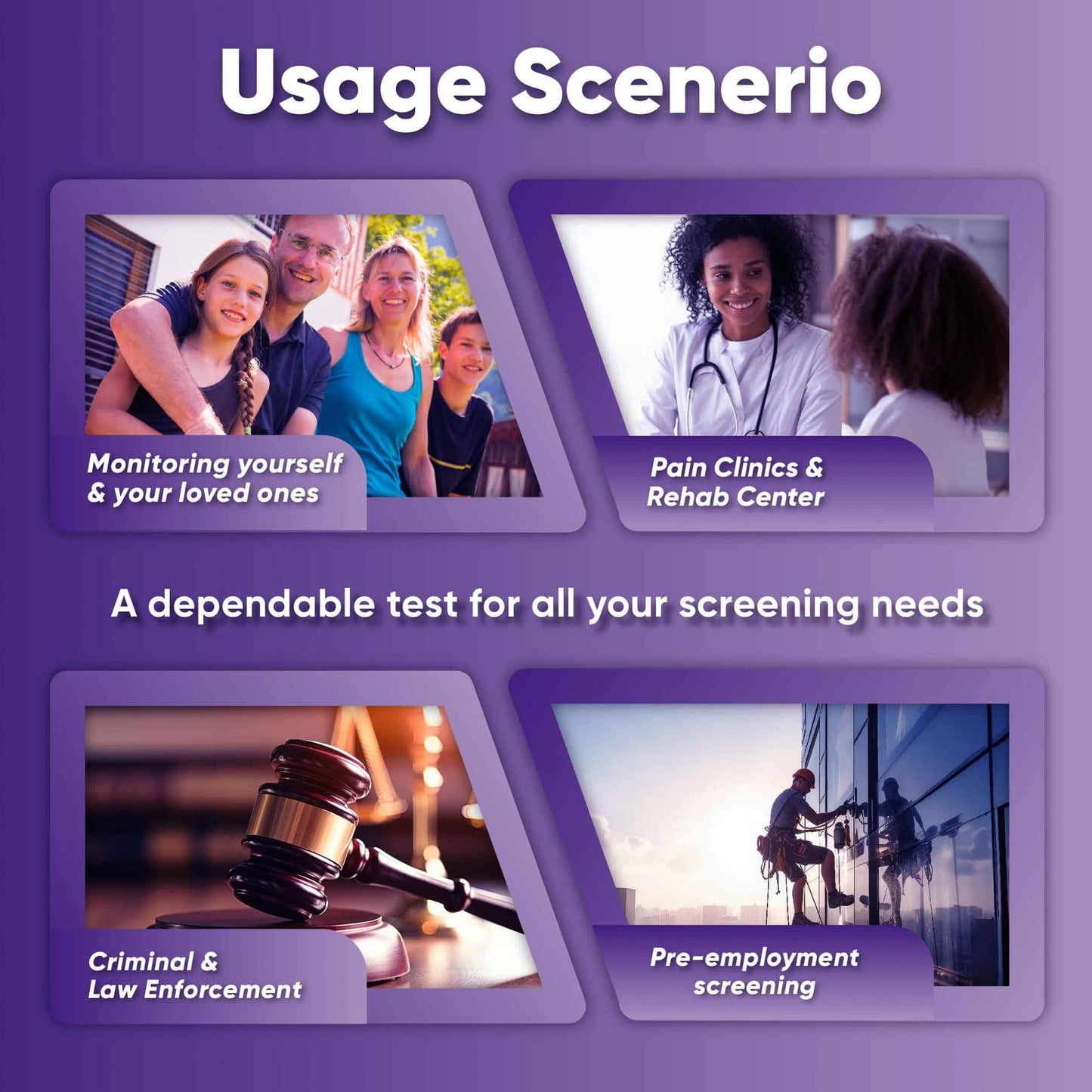 Prime Screen 5 Pack 6-Panel Urine Drug Test Kit โ THC, BZO, MET, OPI, AMP, COC | WDOA-264