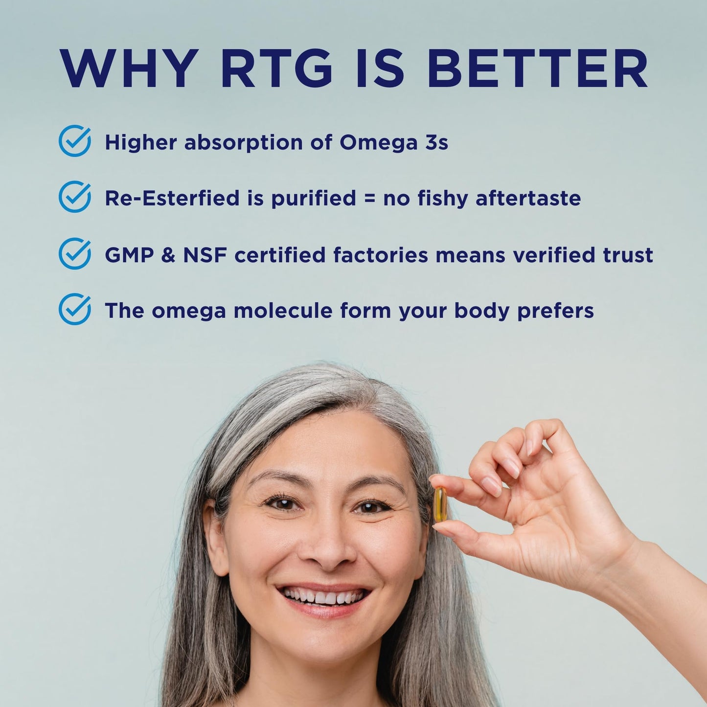 PRN DE Omega-3 240 Softgels β 60-Day Supply | rTG EPA 1680mg / DHA 560mg + Vitamin D