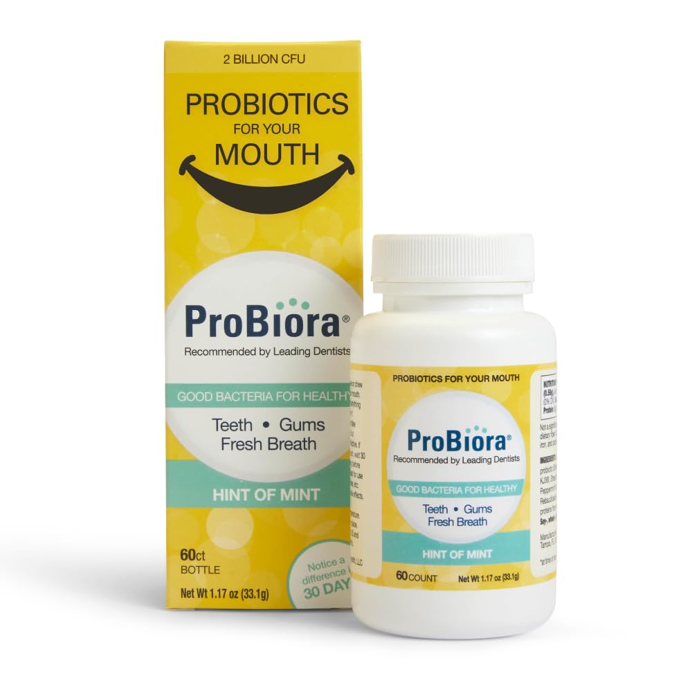 ProBiora Oral-Care Probiotic Tablets โ Mint, 60 Count