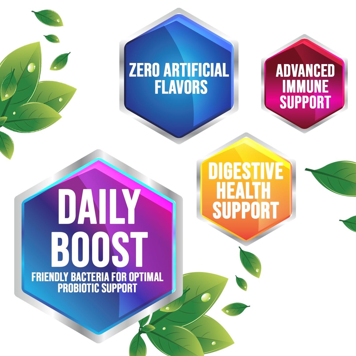 Probiotics 100 Billion CFU โ 10 Strains & Prebiotics for Digestive Health & Immunity