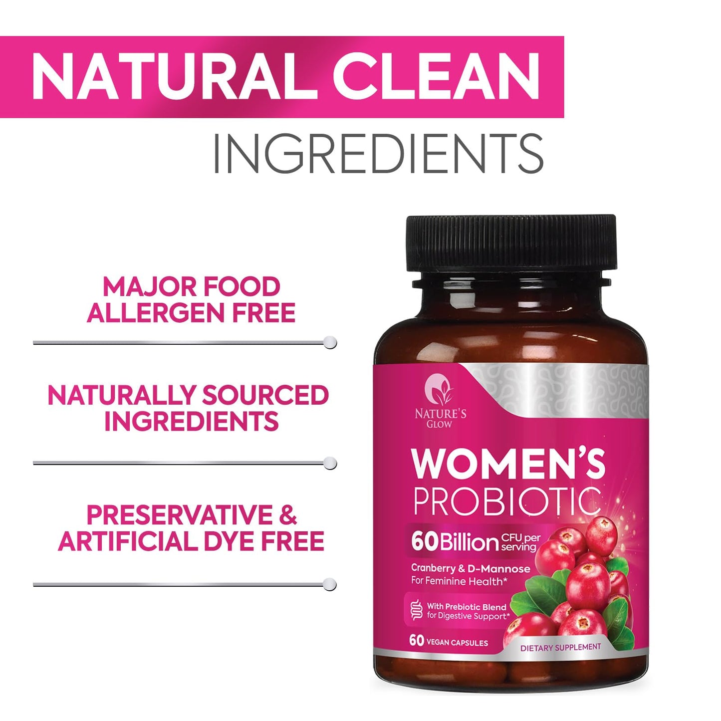 Probiotics For Women 50B CFU โ 16 Strains | Digestive & Vaginal Health