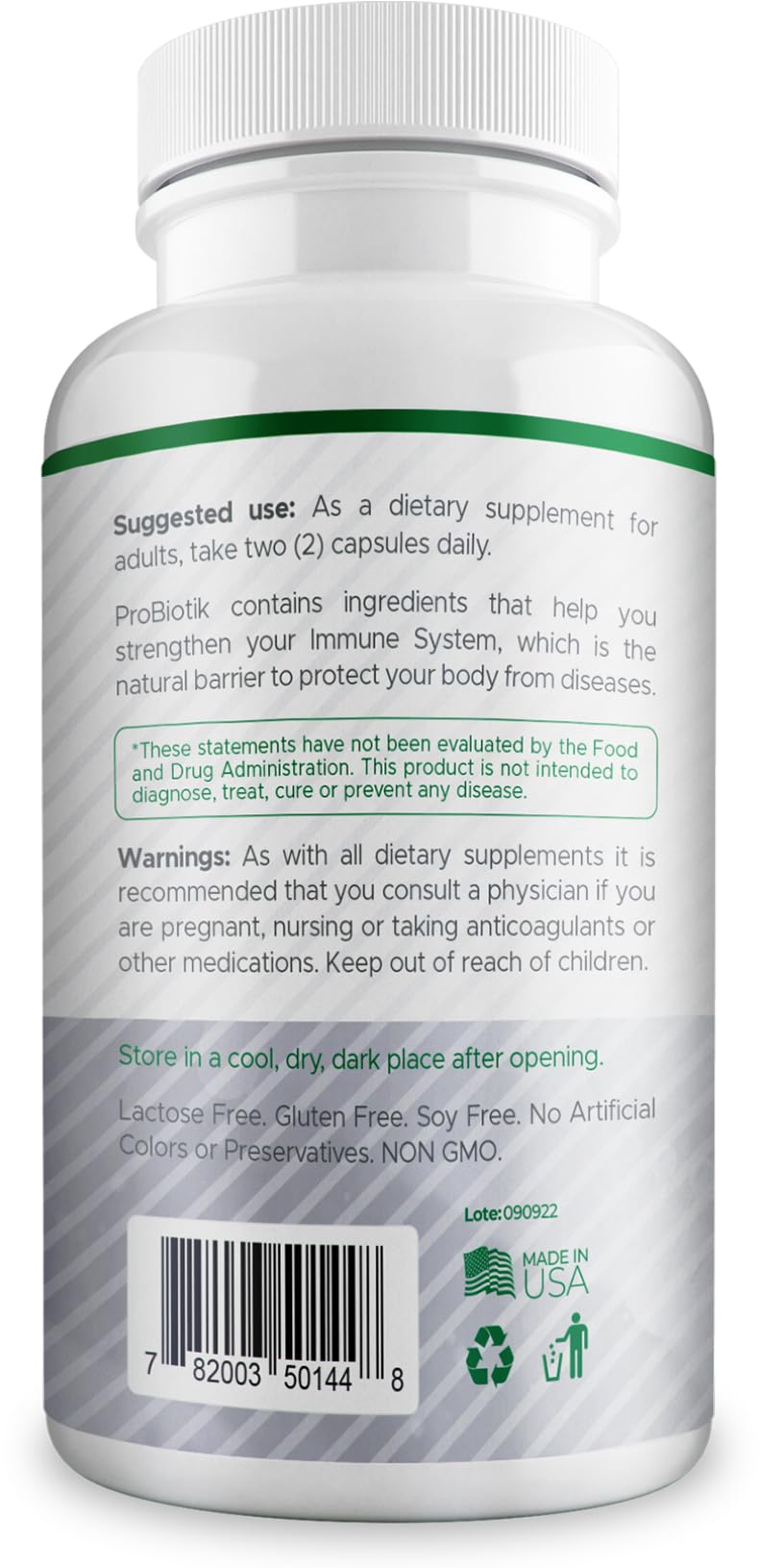 Probiotik Probiotic Digestive Support โ Multi Enzyme Formula, 60ct (2)