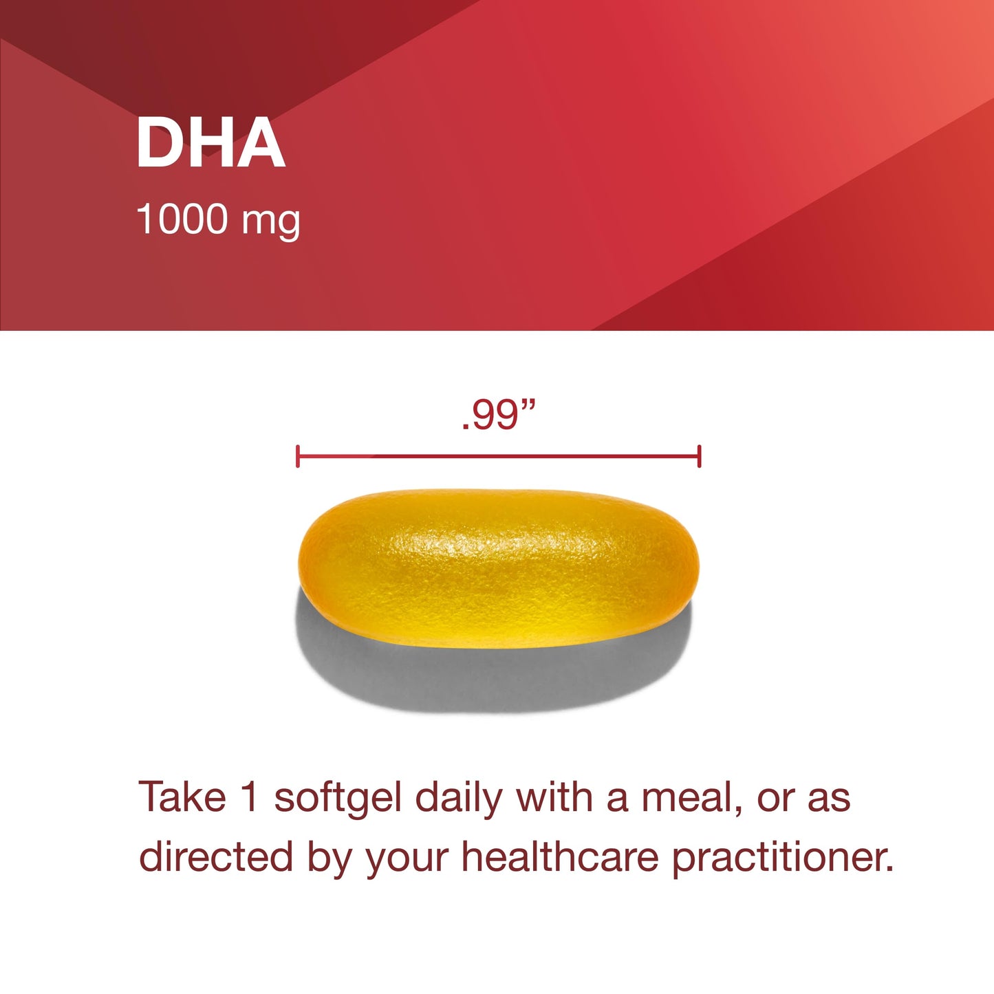 Protocol DHA-1,000 Extra Strength DHA 1,000mg Fish Oil โ Brain Health & Support | Easy Digestion | Non-GMO & Halal | 90 Softgels