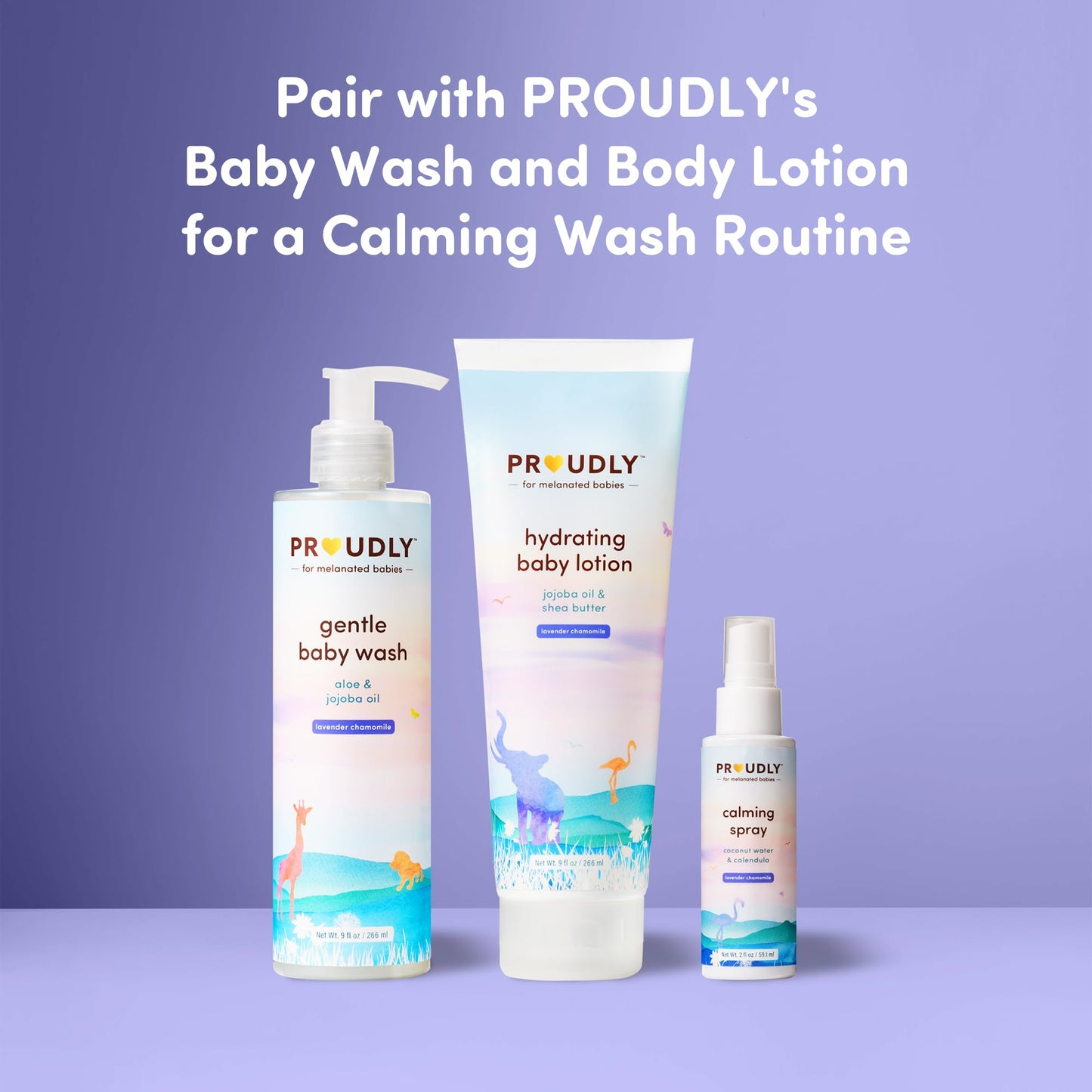 PROUDLY Calming Spray by Gabrielle Union & Dwyane Wade โ Baby Room & Linen Mist (2 oz) 2-Pack