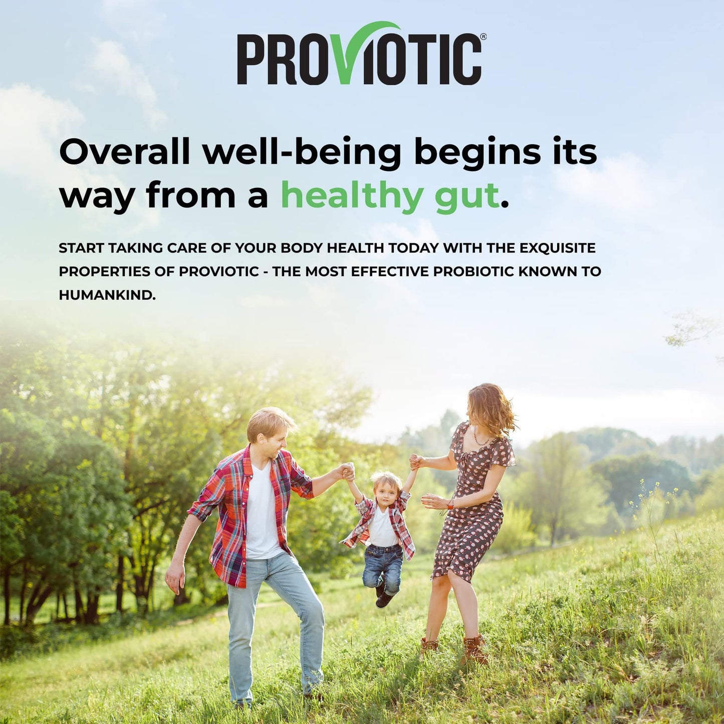 PROVIOTIC Vegan Probiotic Supplement โ Patented Digestive Health & Immune Support