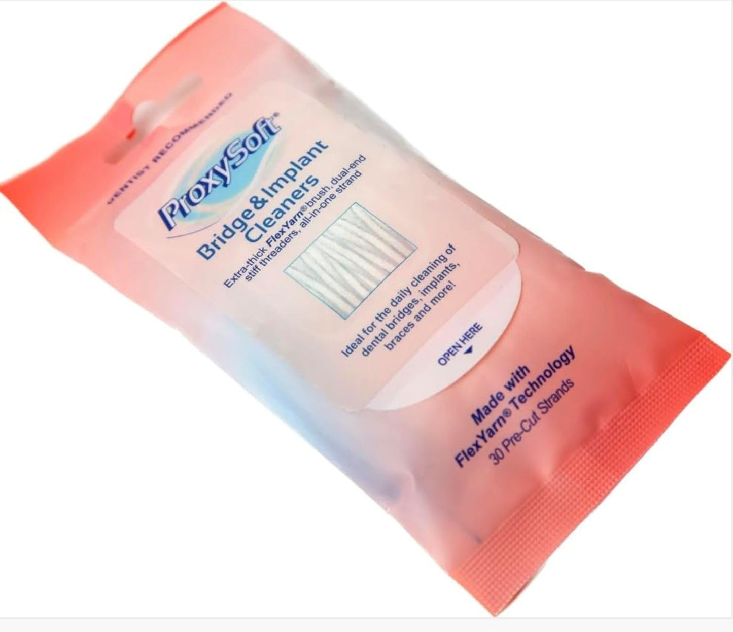 Dental Floss for Bridges & Implants โ ProxySoft Threaders (30 Strands)