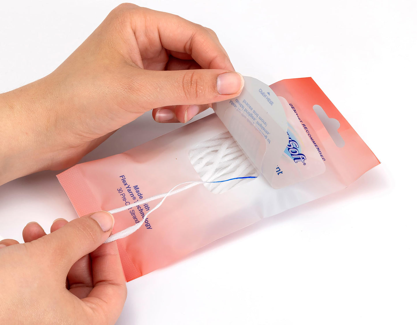Proxysoft Dental Floss for Bridges and Implants โ 5 Packs with Threaders
