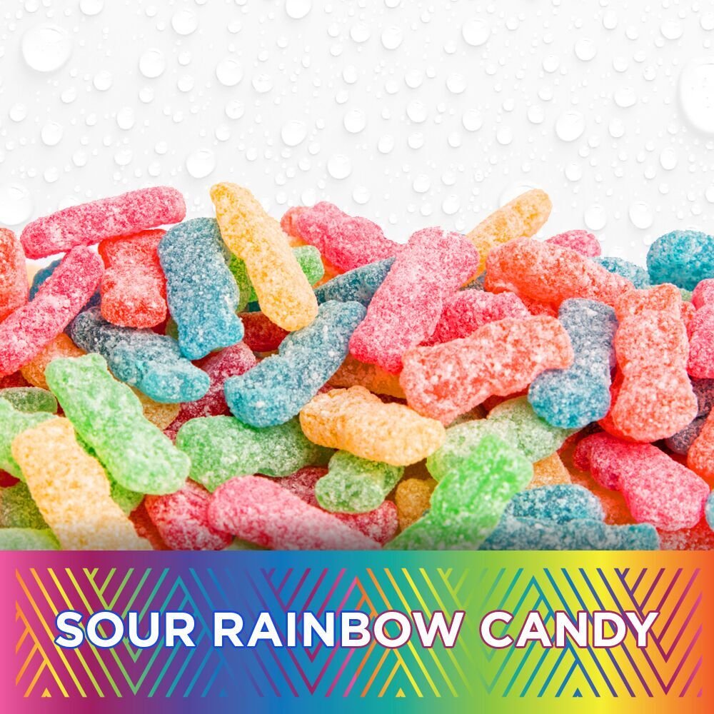 Purbolics Aminos Sour Rainbow Candy โ 4g Free-Form Aminos, 0 Sugar, 60 Servings